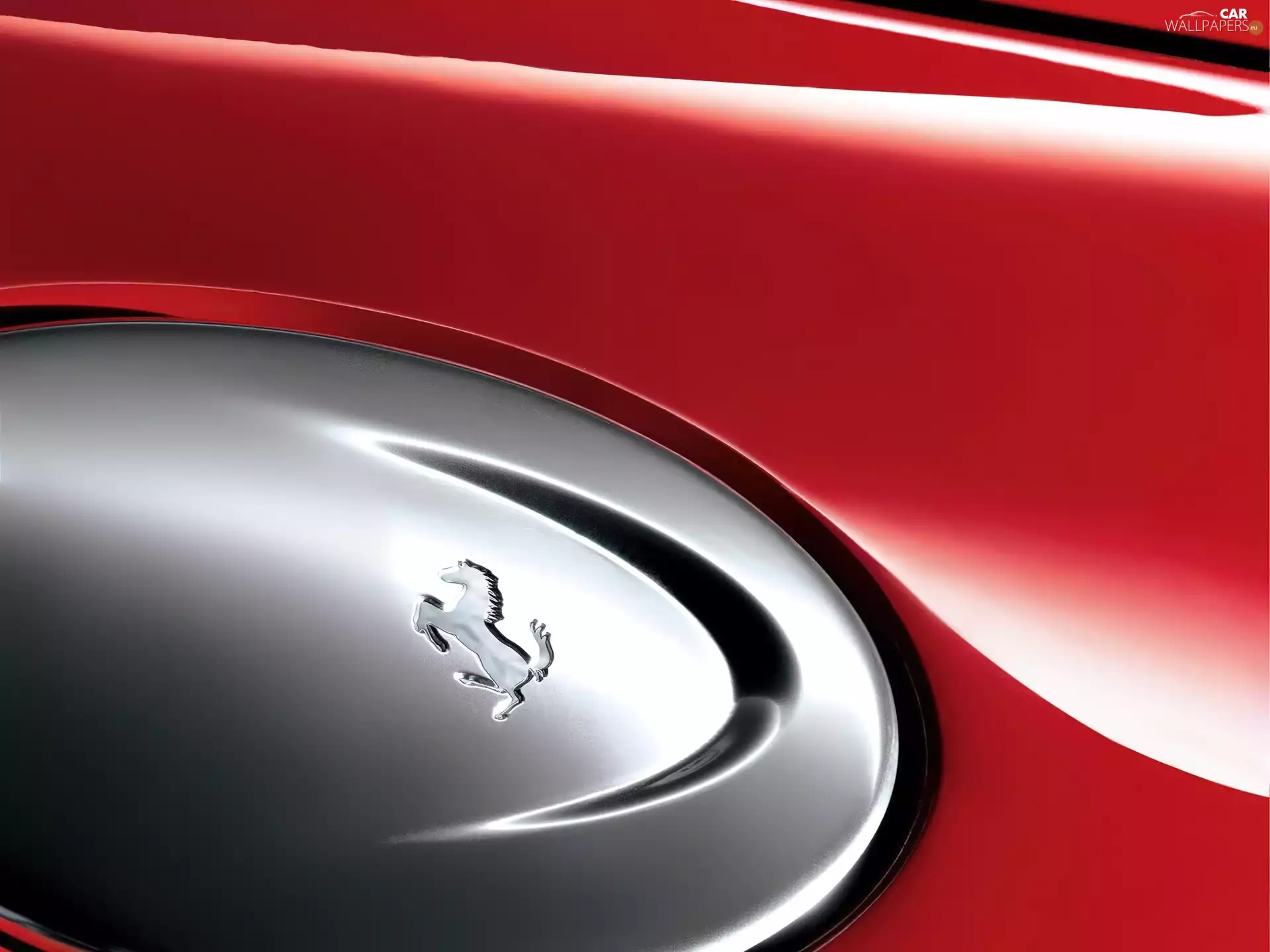 emblem, Ferrari 550, stamped