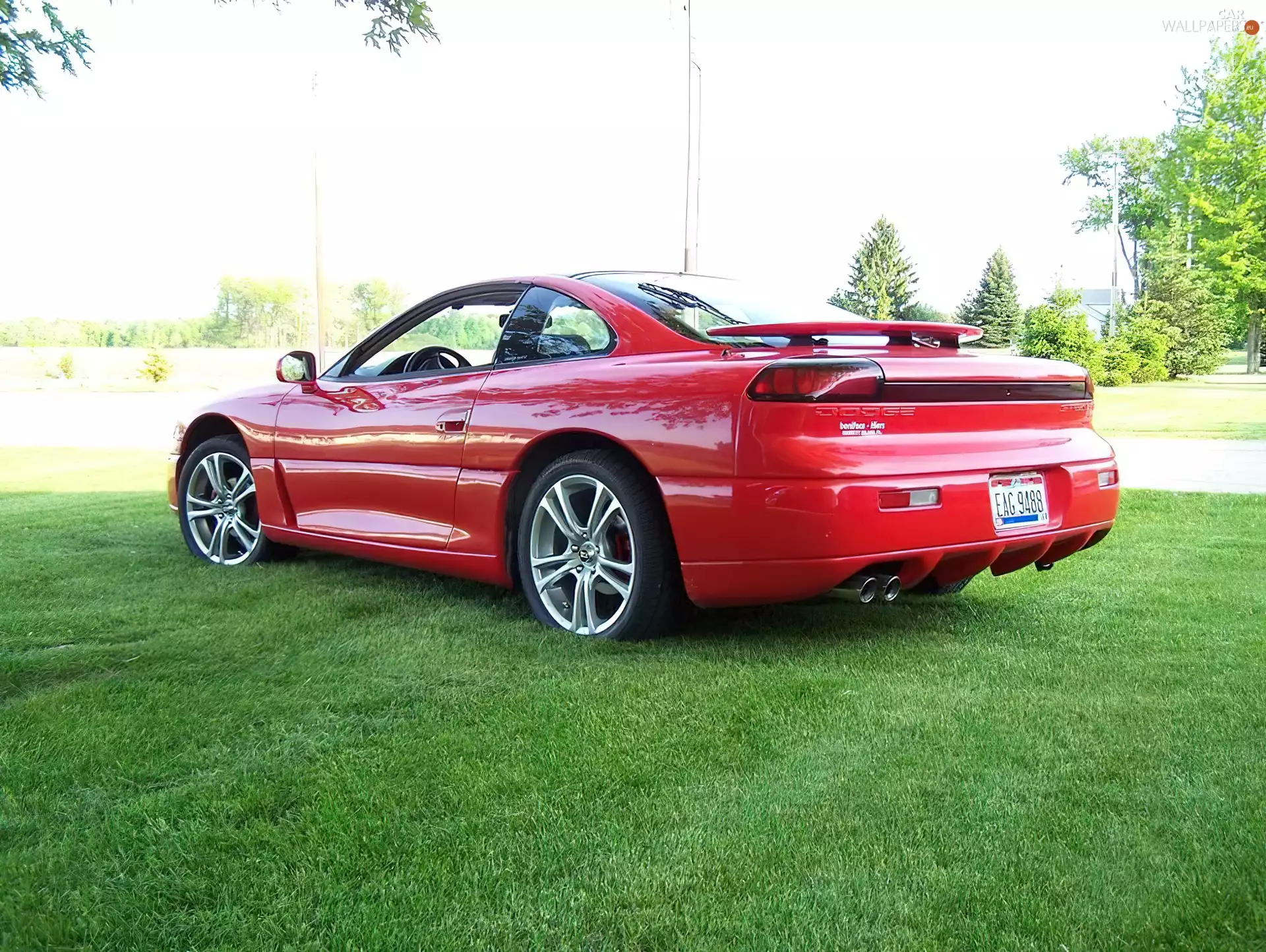 Diffuser, Red, Dodge Stealth