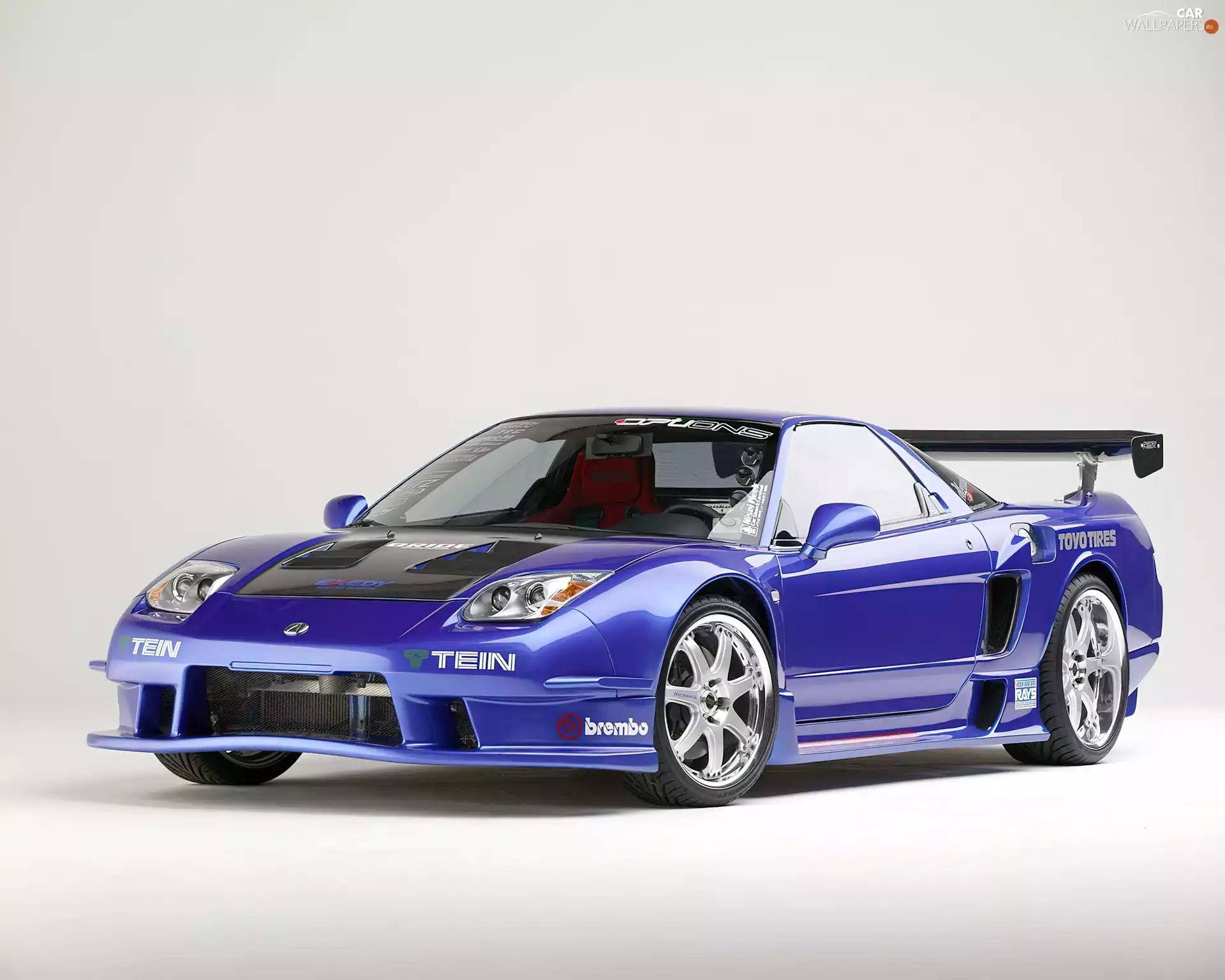 sponsors, Acura NSX, stickers