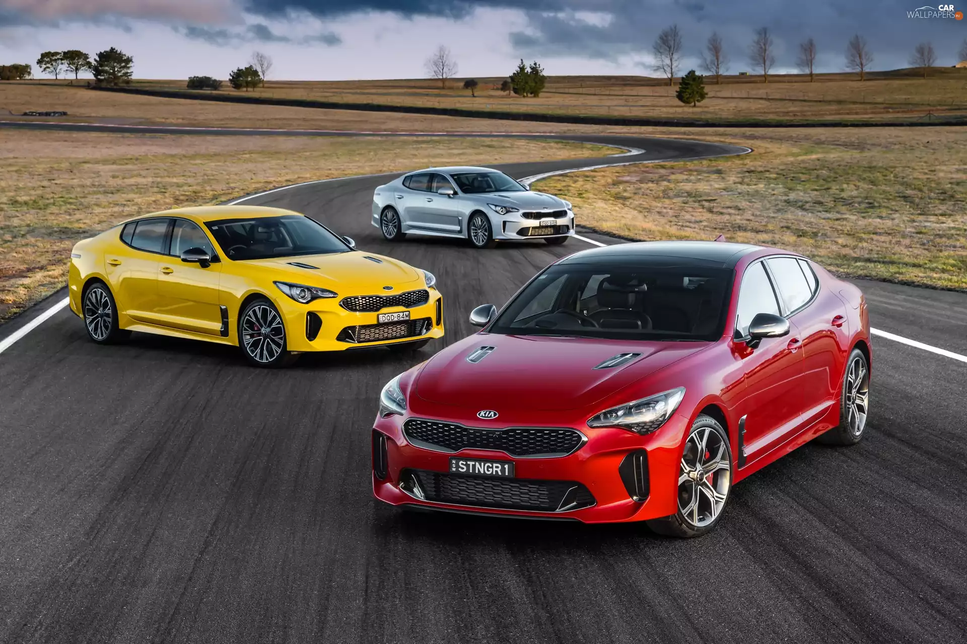 Kia Stinger 200Si, Kia Stinger GT- Line, cars, Kia Stinger 200S, Three
