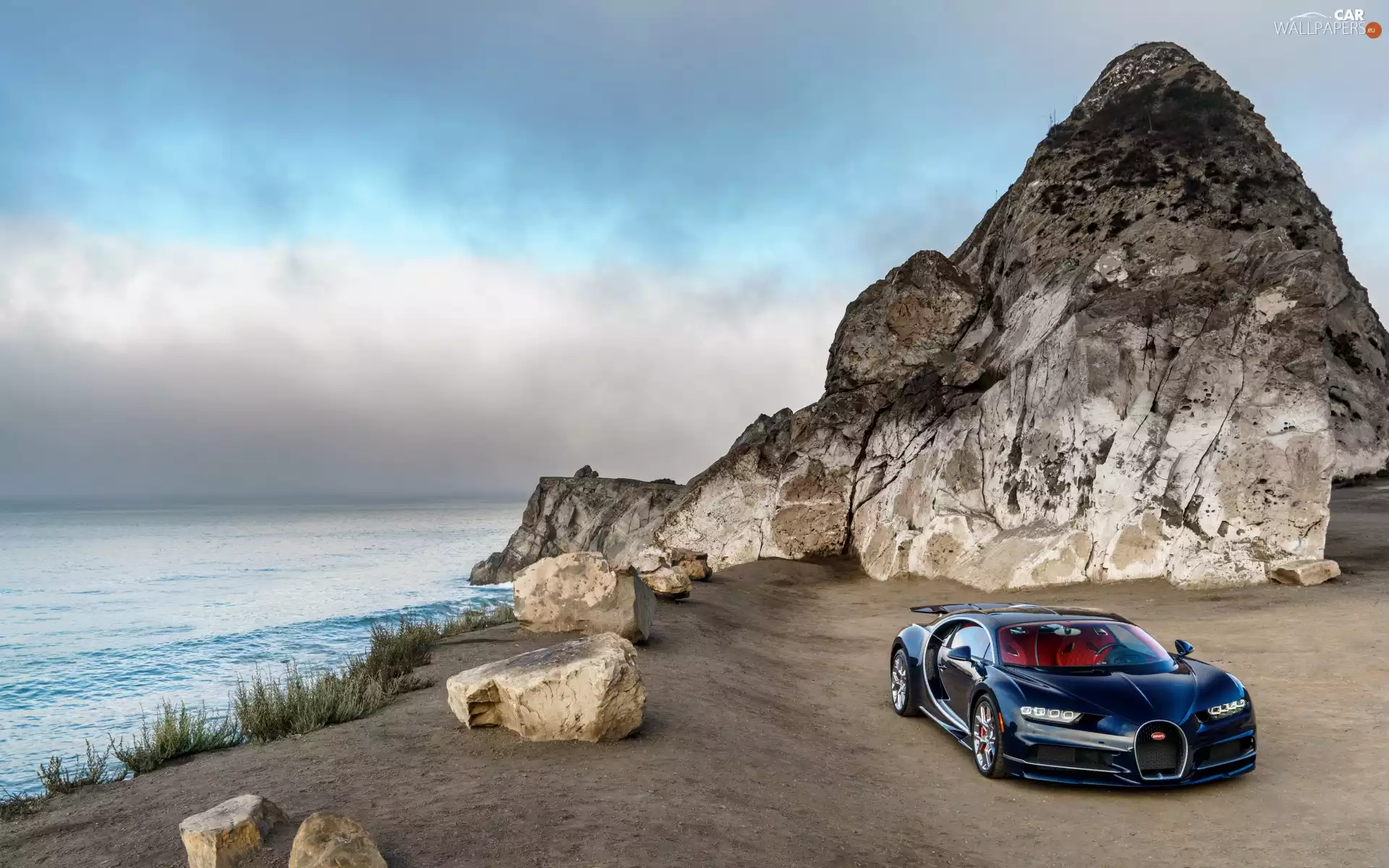 Coast, Automobile, Bugatti, Stones