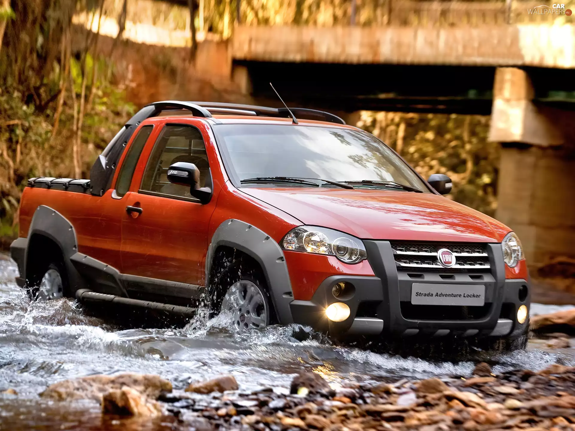 Offroad, passage, Fiat Strada