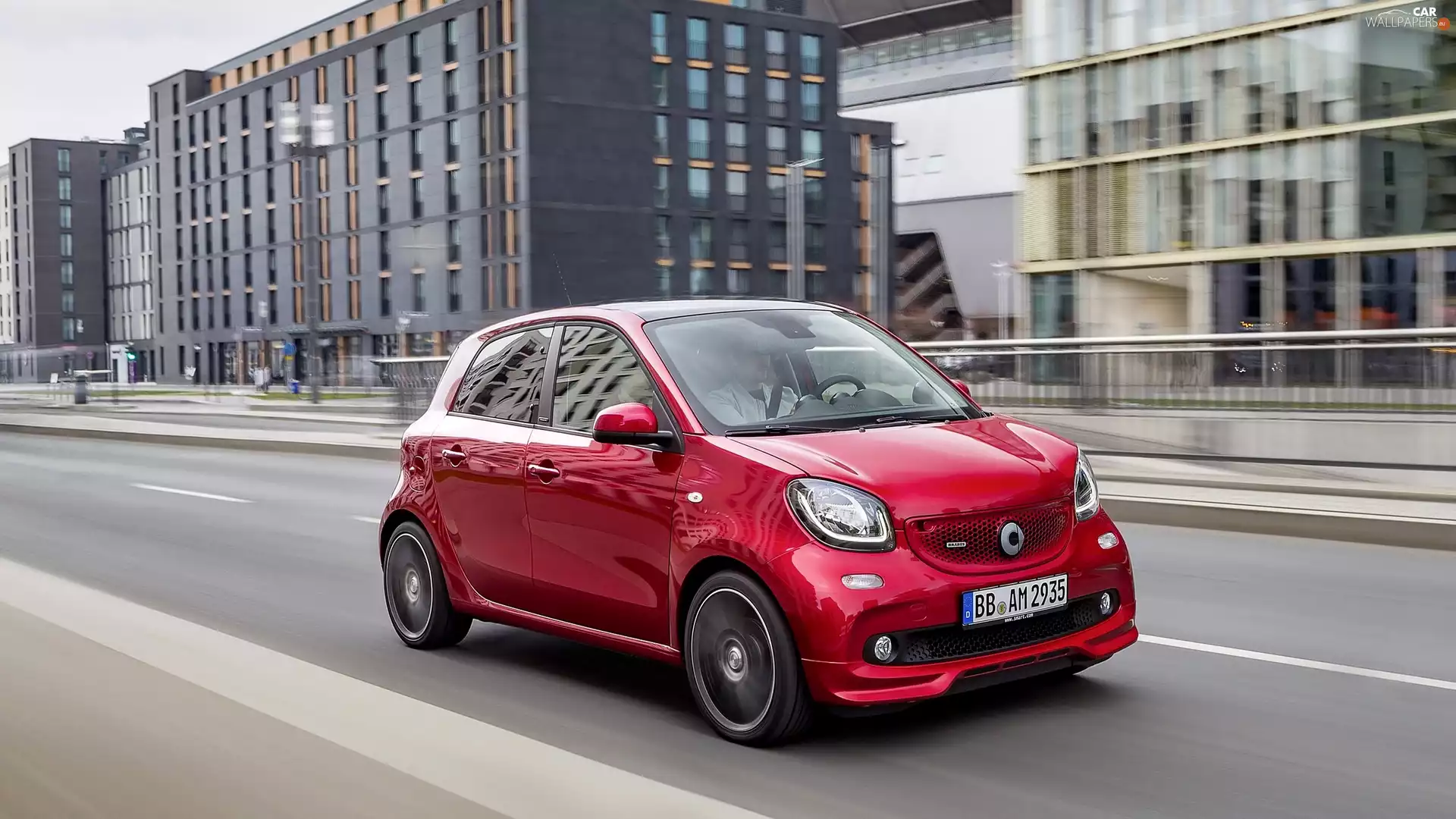 Smart Forfour Brabus, Street, structures, 2017