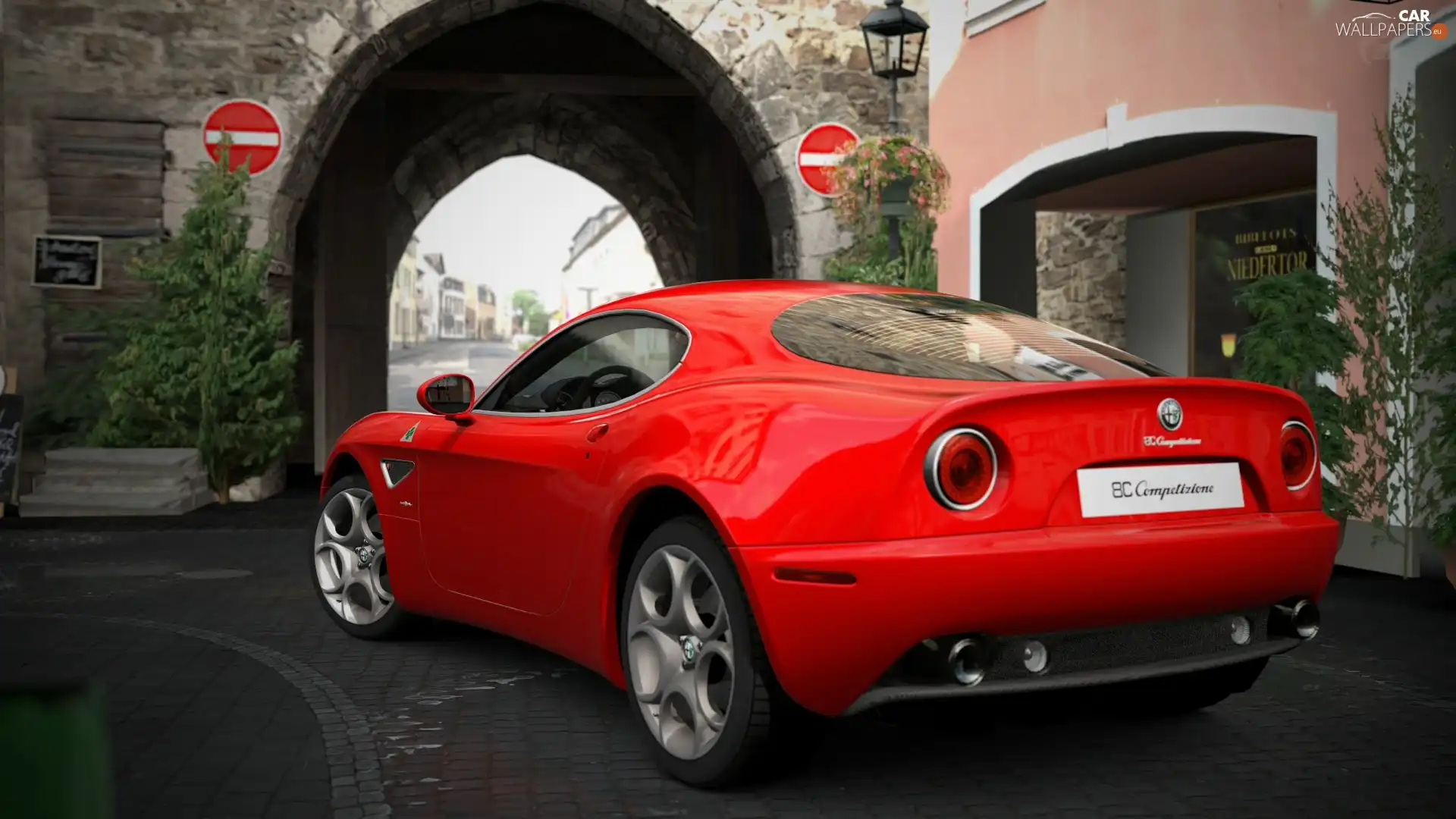 Ahrweiler, Alfa Romeo 8C Kompetizione, Street