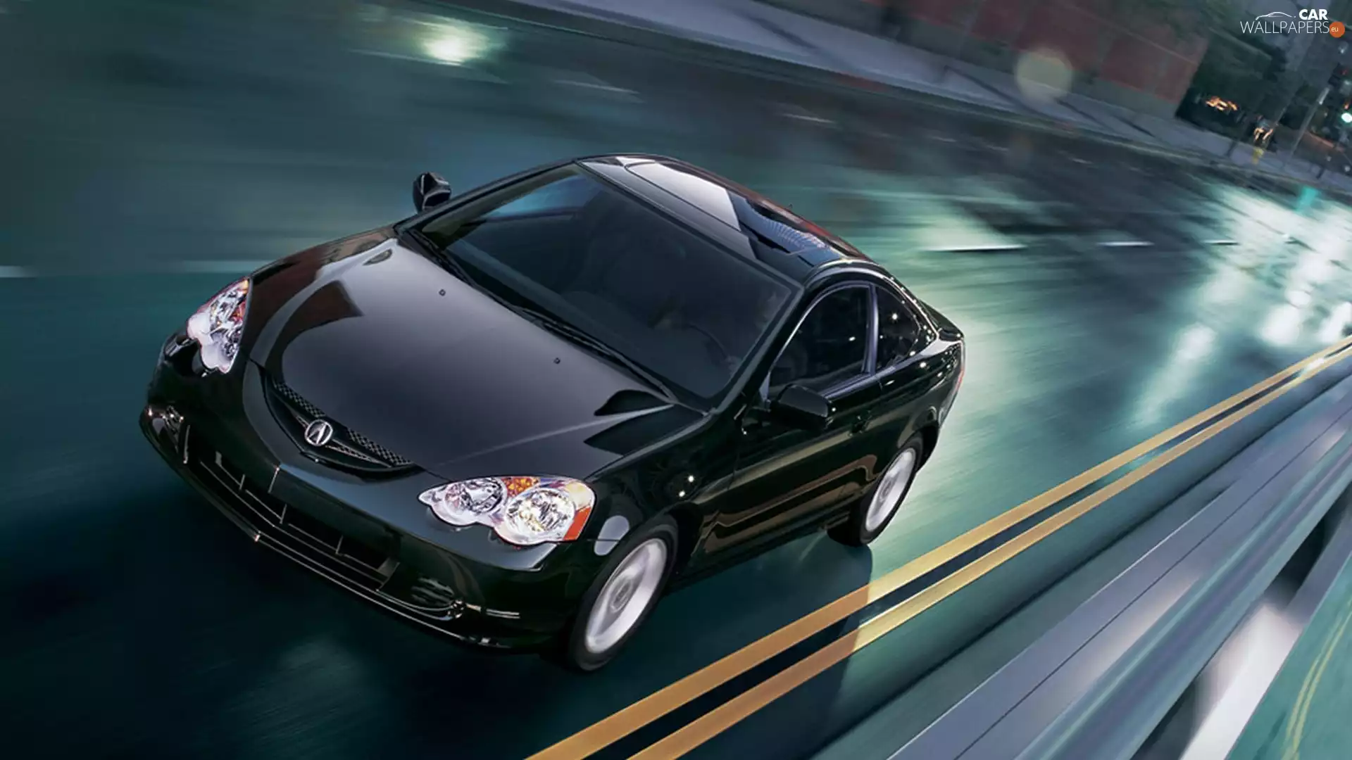 black, Street, light, Acura RSX