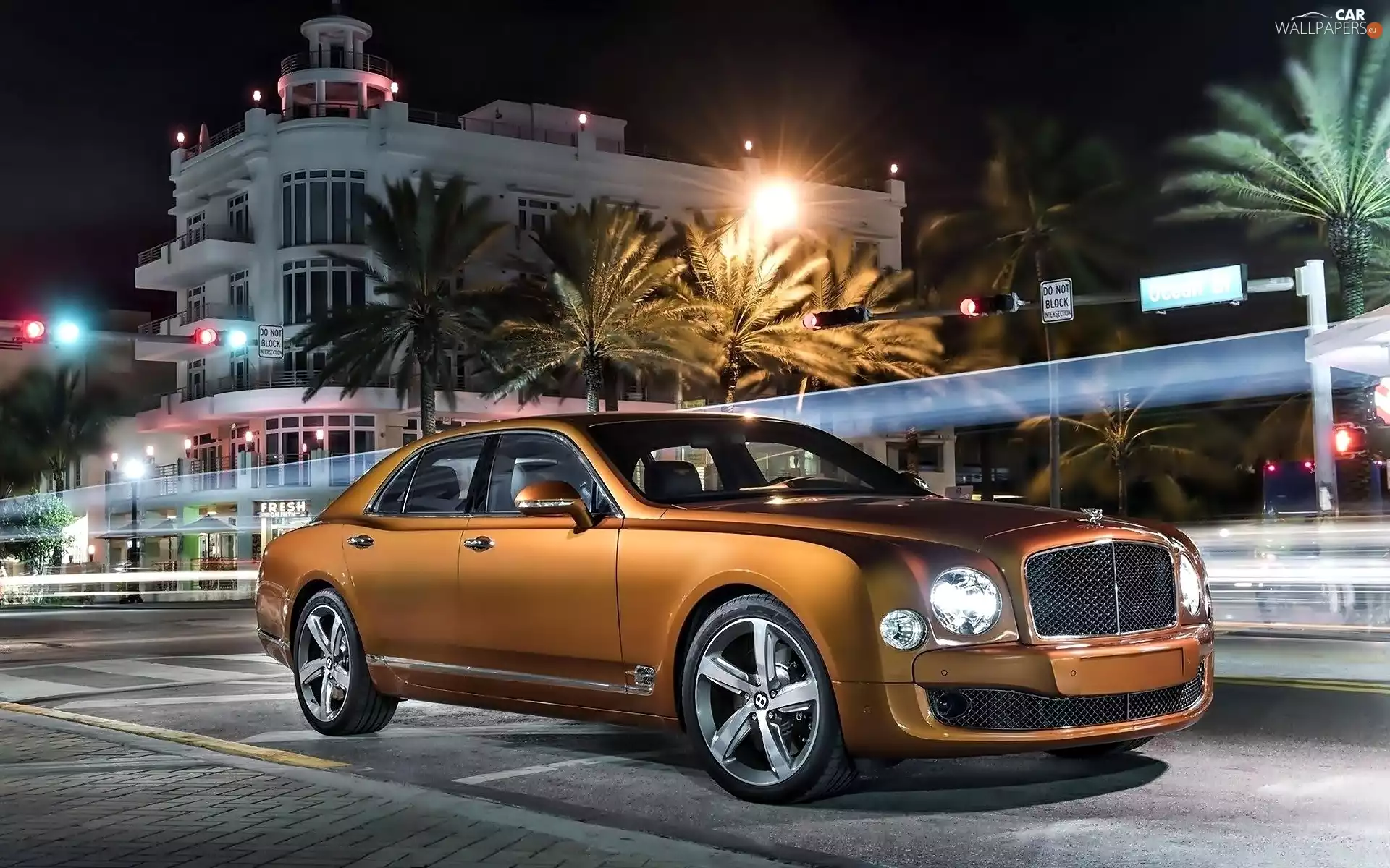 Town, Street, Mulsanne, Automobile, Bentley
