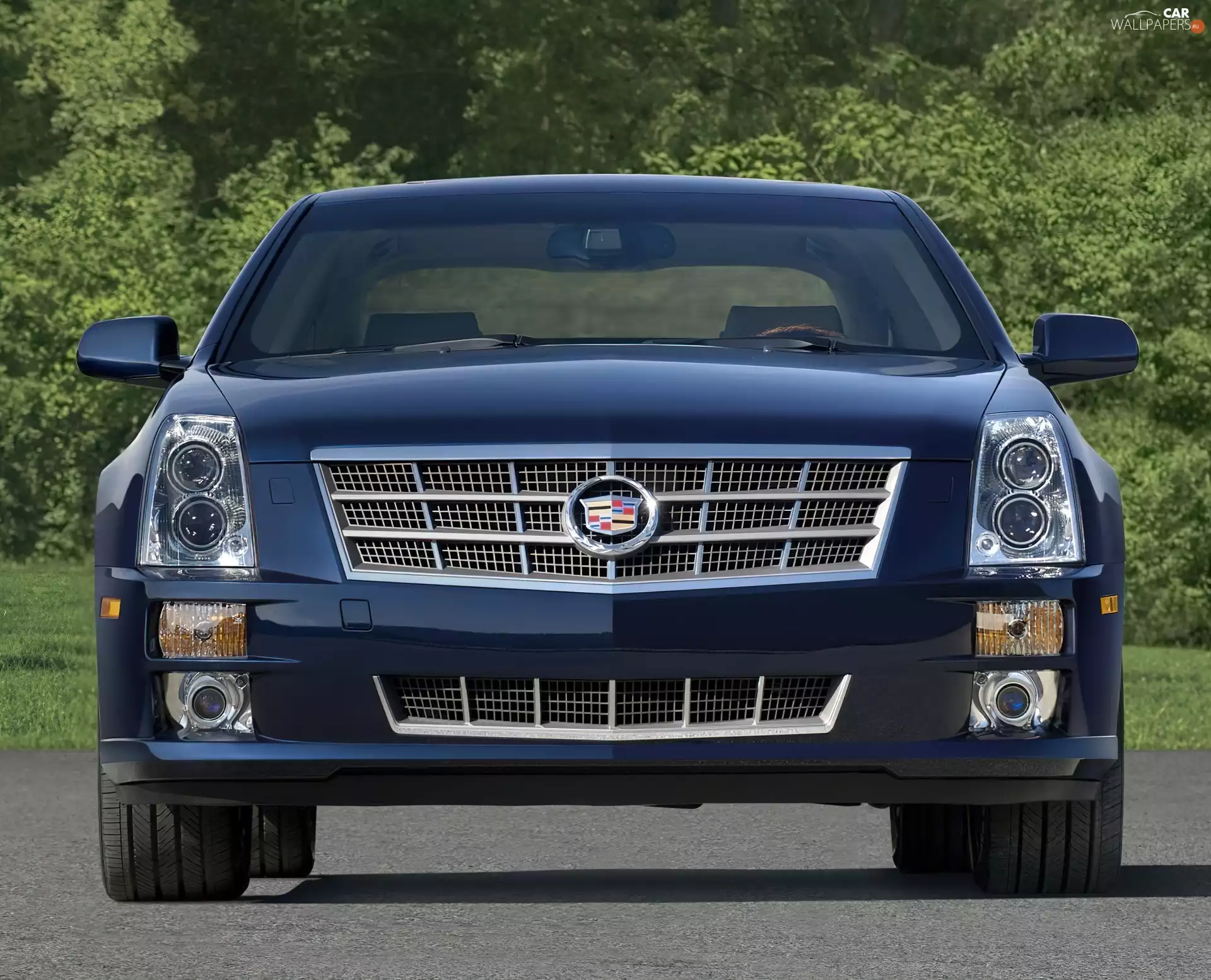 Grill, Front, Cadillac STS