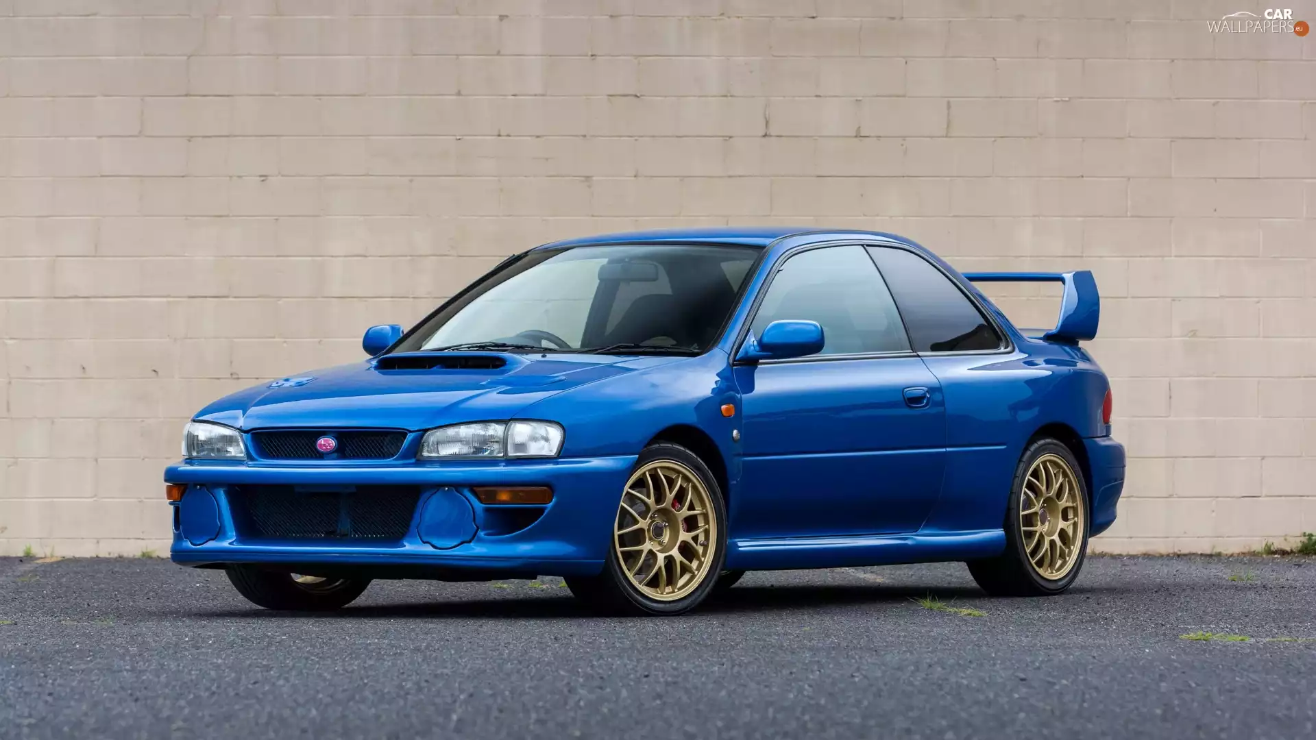 Blue, Subaru Impreza WRX STI
