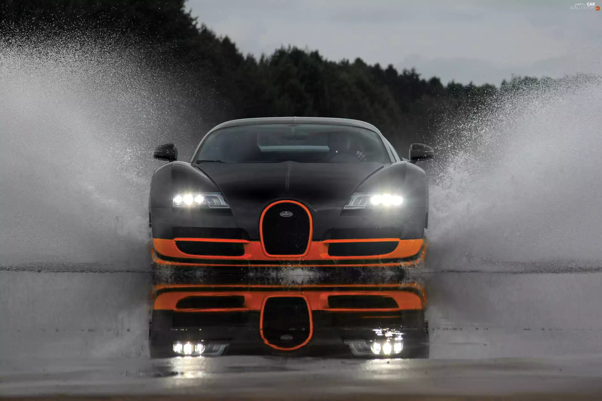 water, Bugatti Veyron Super Sport, test