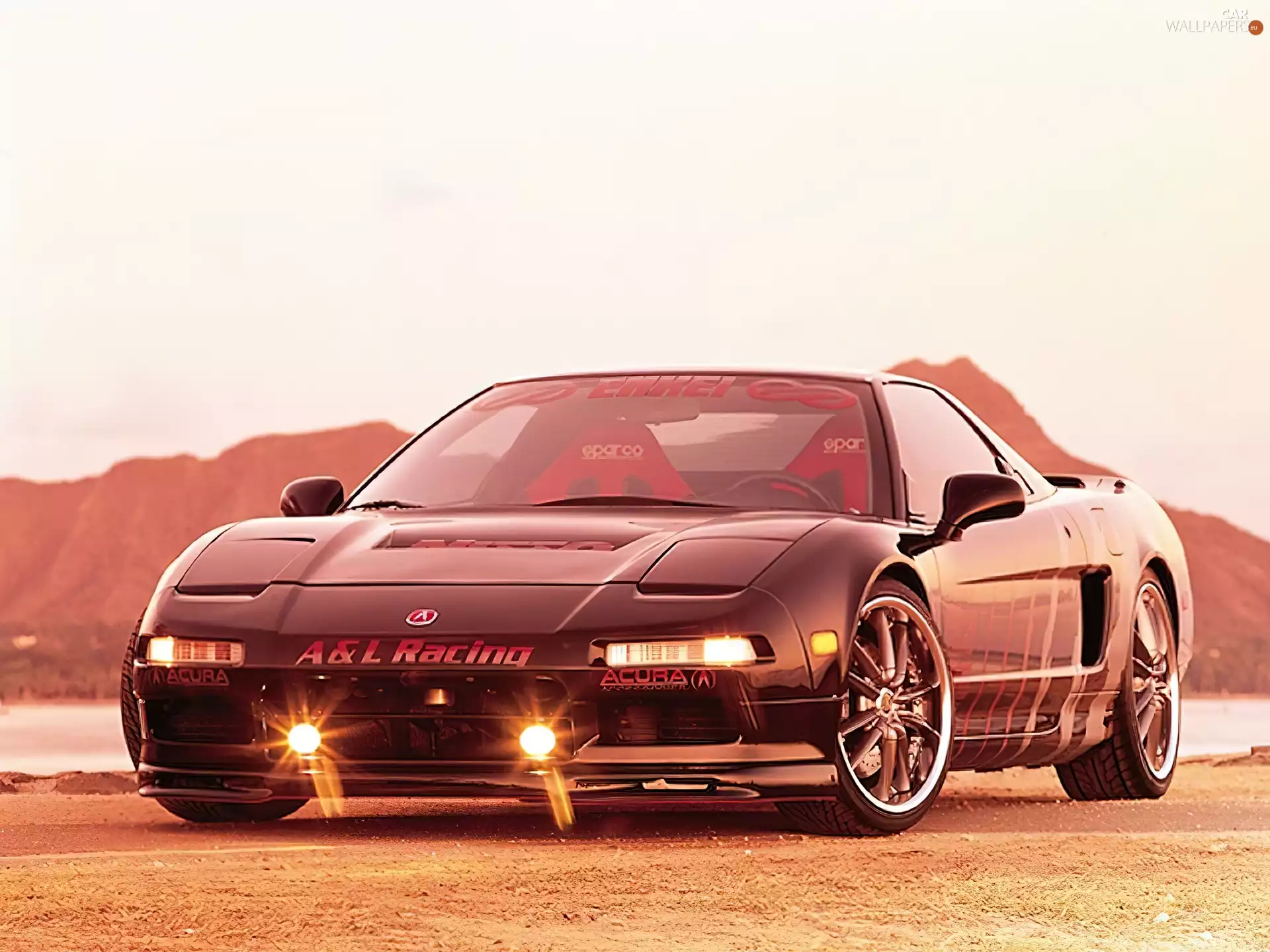 Racing mazda, Decreased, suspension, Acura NSX