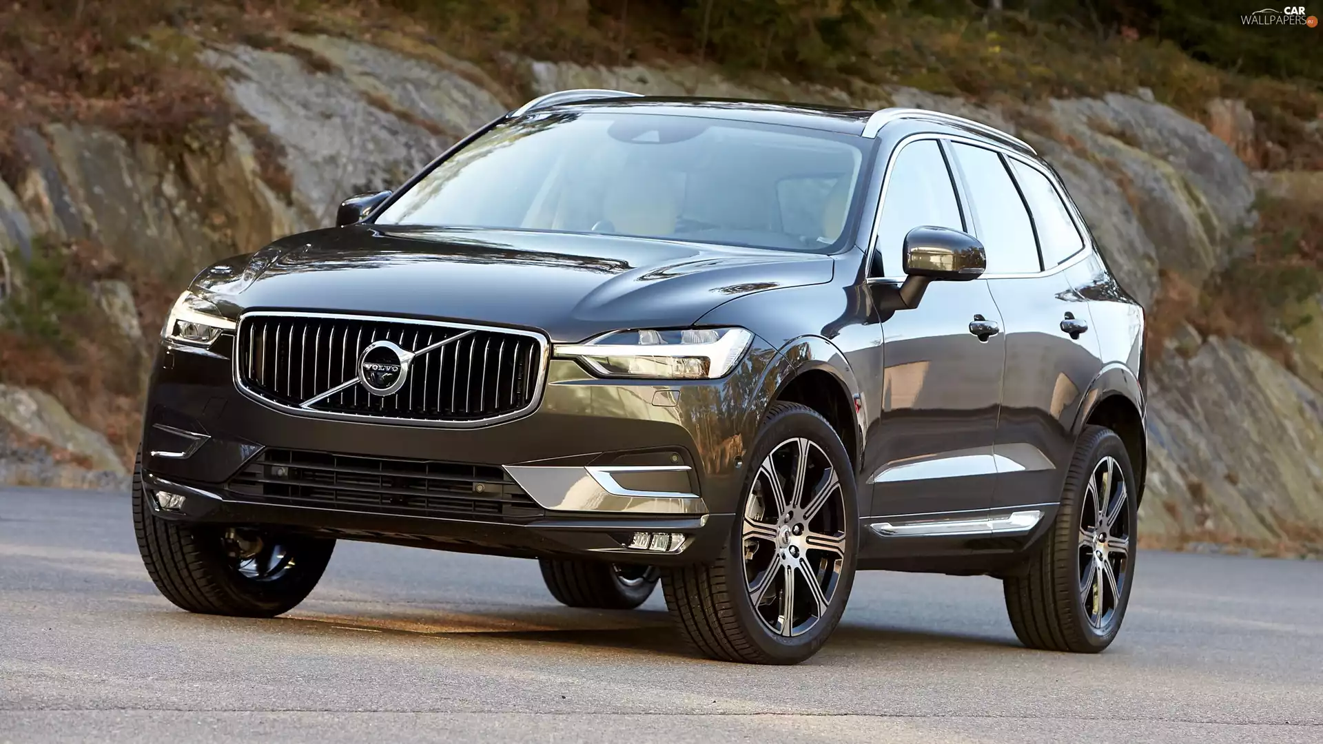 Black, SUV, 2017, Volvo XC60