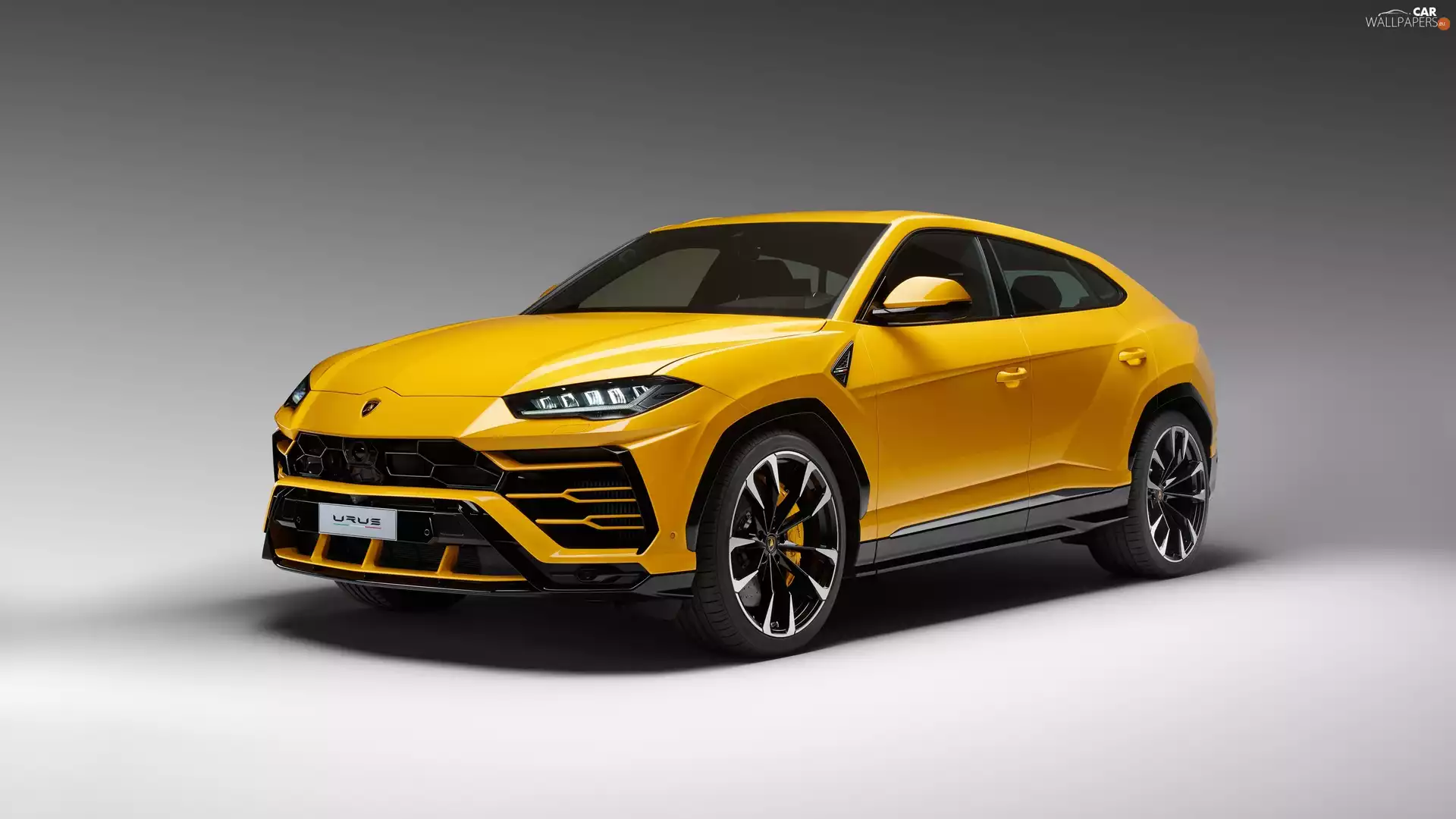 Yellow, SUV, 2018, Lamborghini Urus