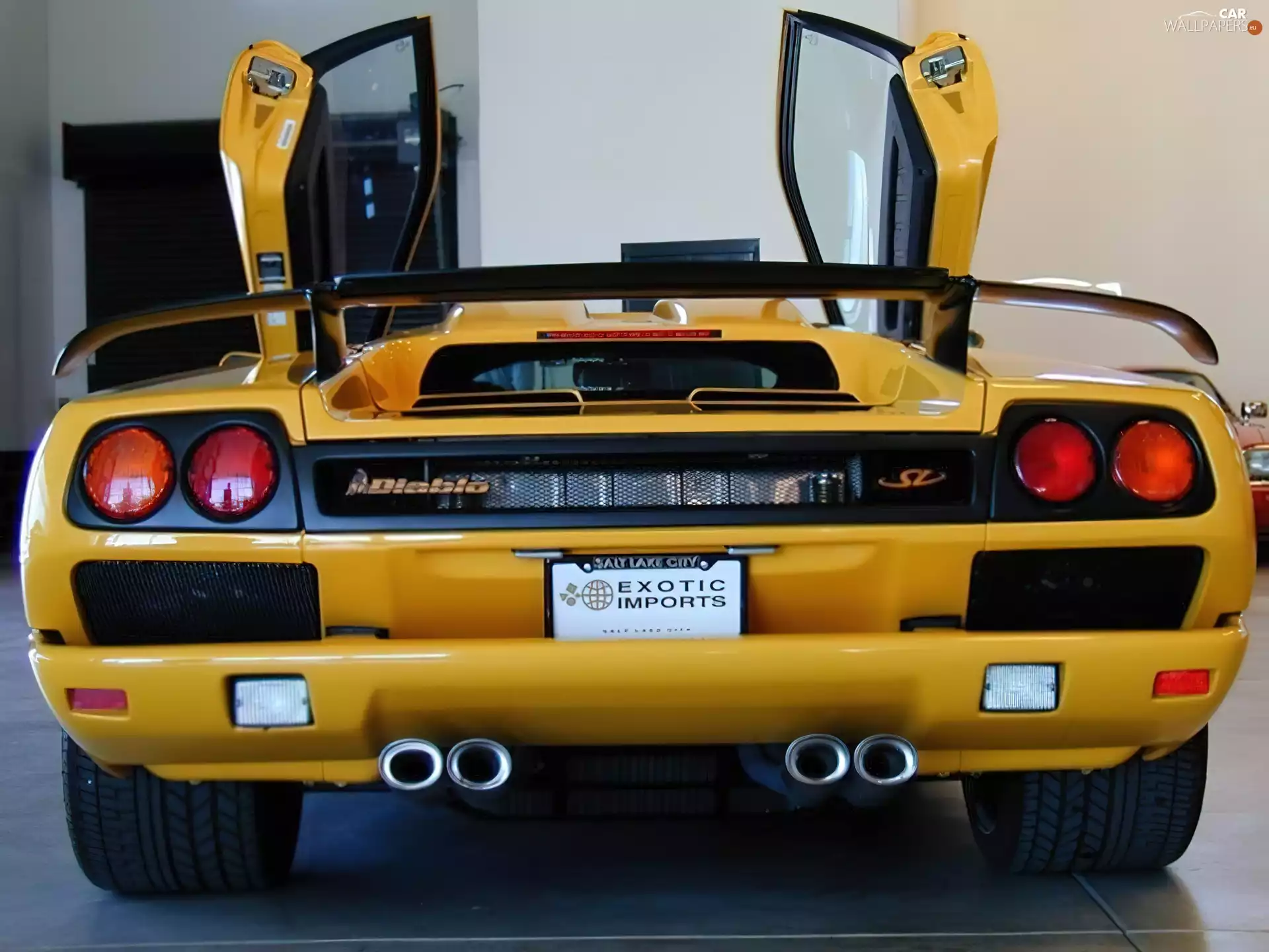 Back, Lamborghini Diablo SV