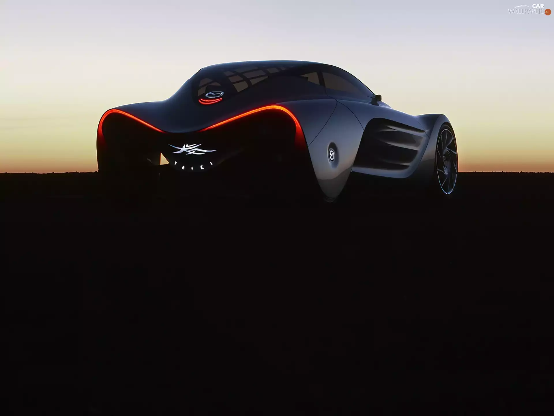 Mazda Taiki, light, opening, rear