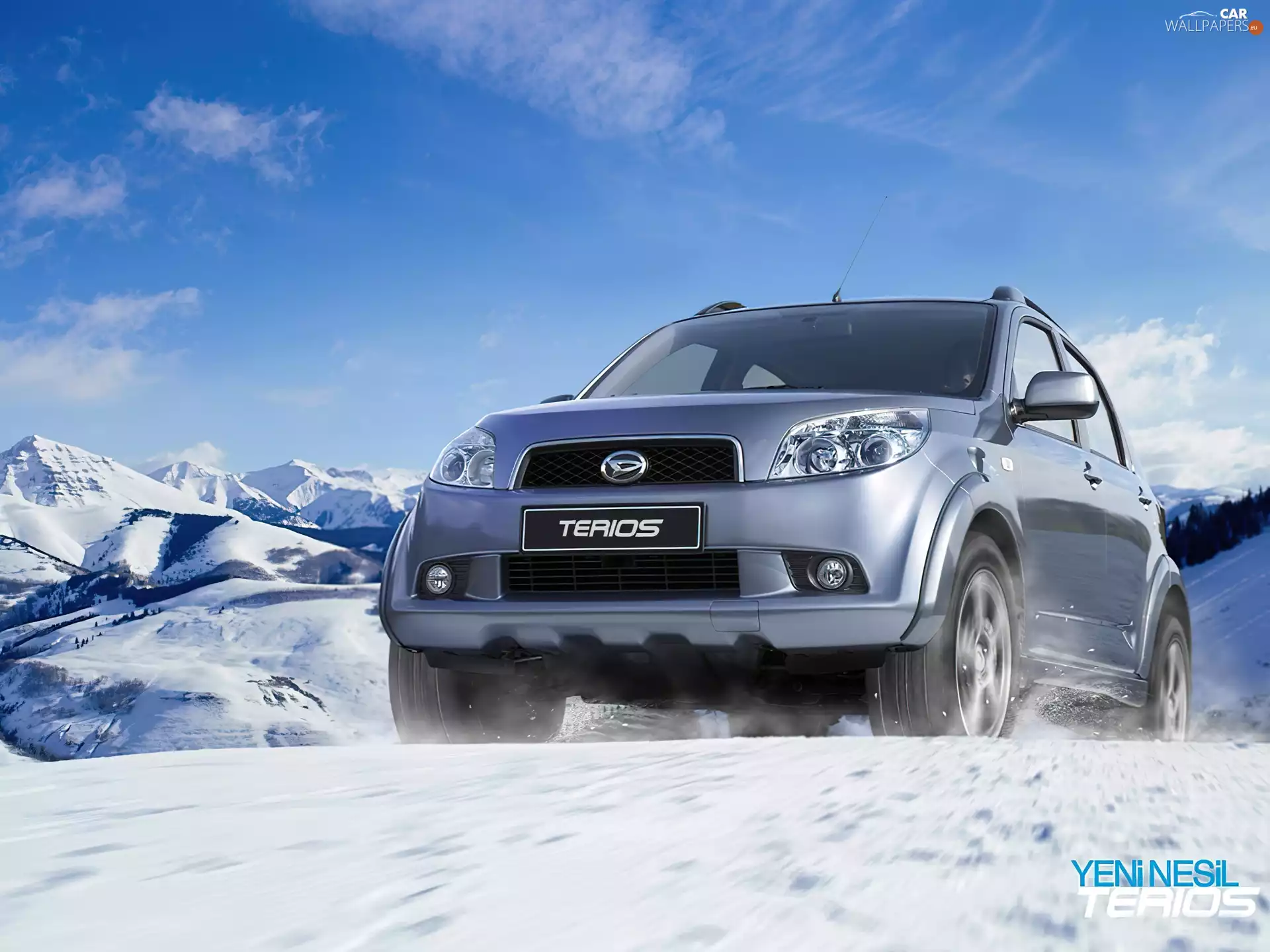 Daihatsu Terios, snow, 4x4, winter