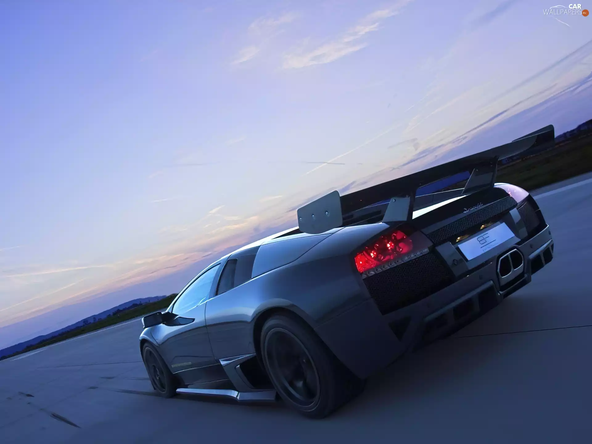 airport, Lamborghini Murcielago, test