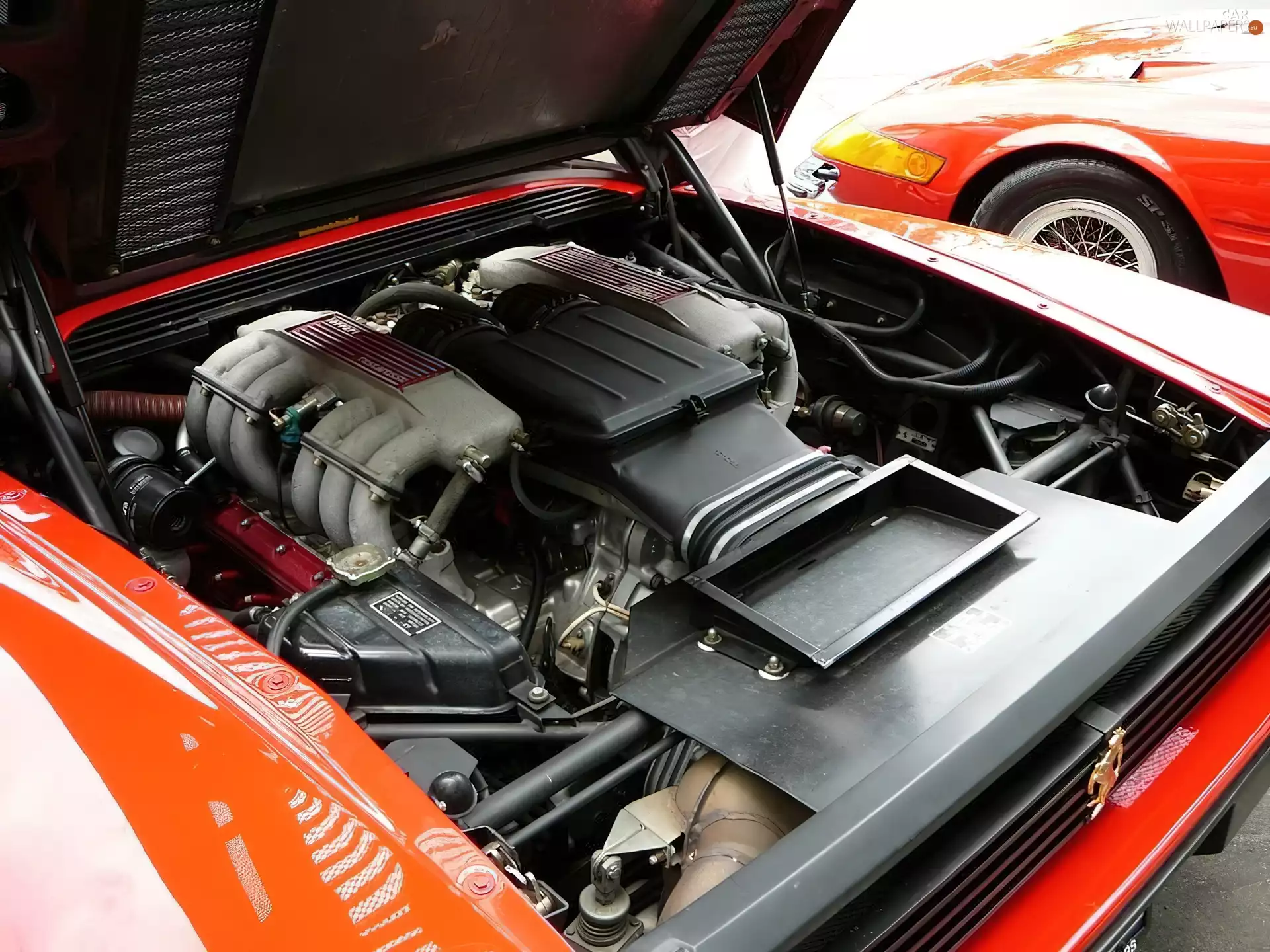 Ferrari Testarossa, DBZ, back, Engine