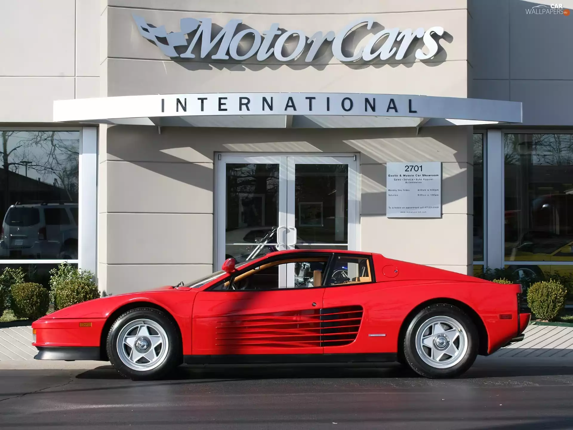 Ferrari Testarossa, HAND, driver, Doors