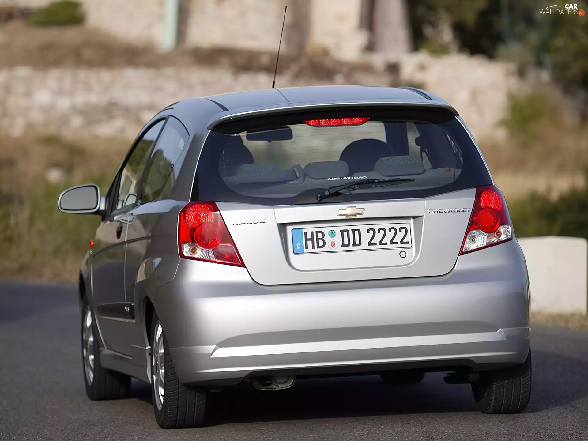 Third, ligh, stop, sun, luminosity, Chevrolet Kalos, Back, flash