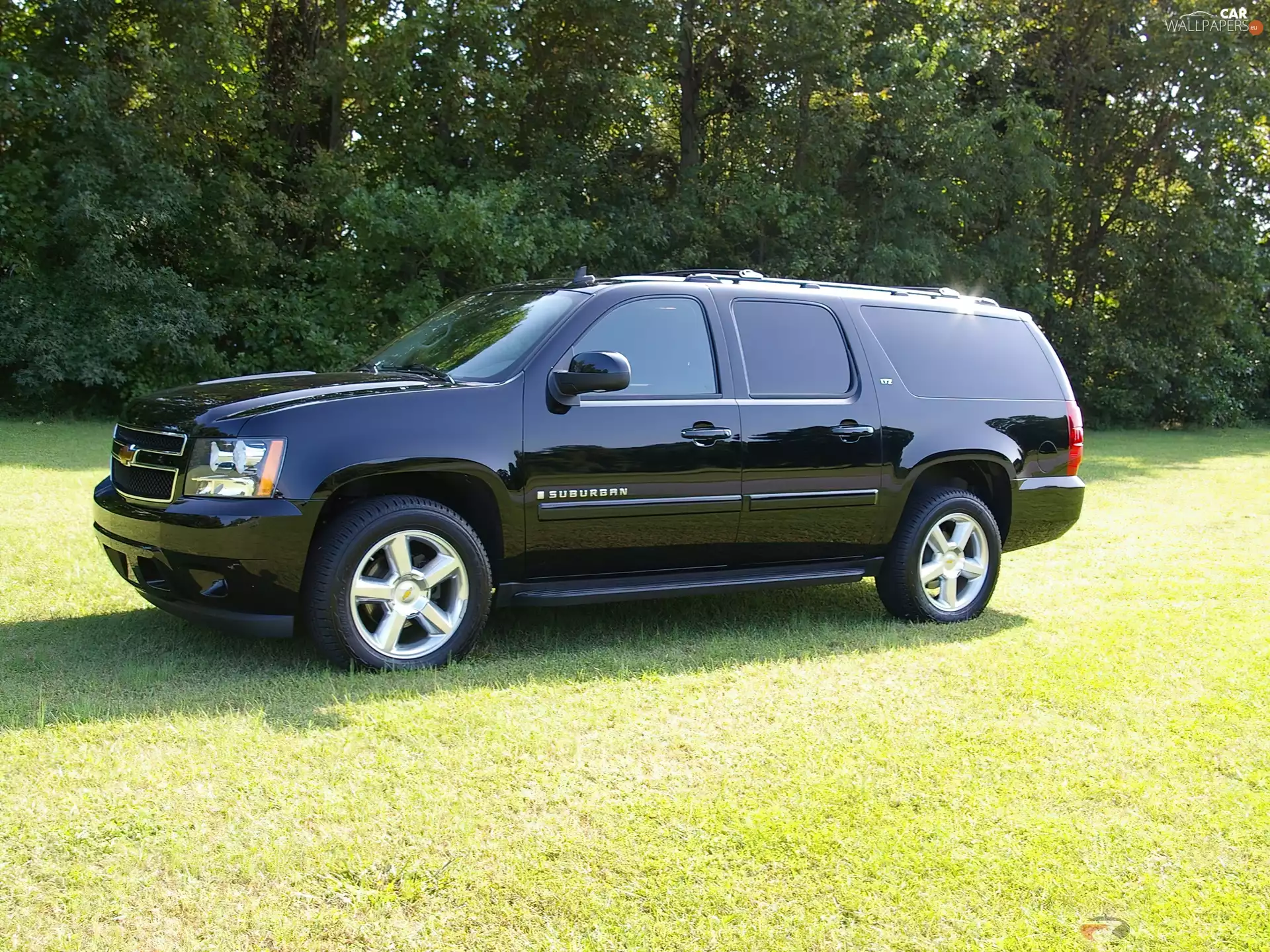 Black, tinted, windows, Chevrolet Suburban