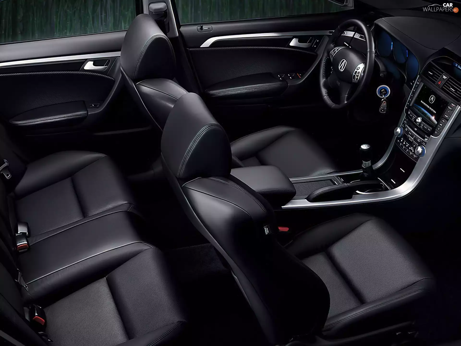 Acura TL, black, skin, interior