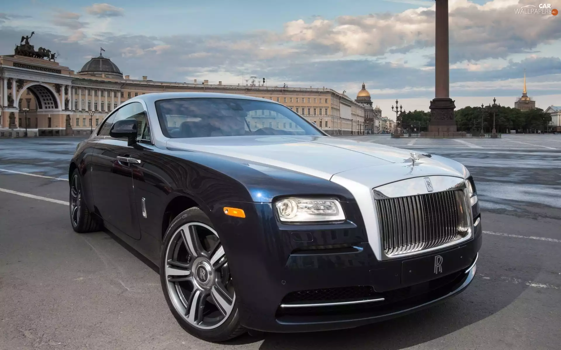 Wraith, Rolls, Houses, Town, parking, Royce