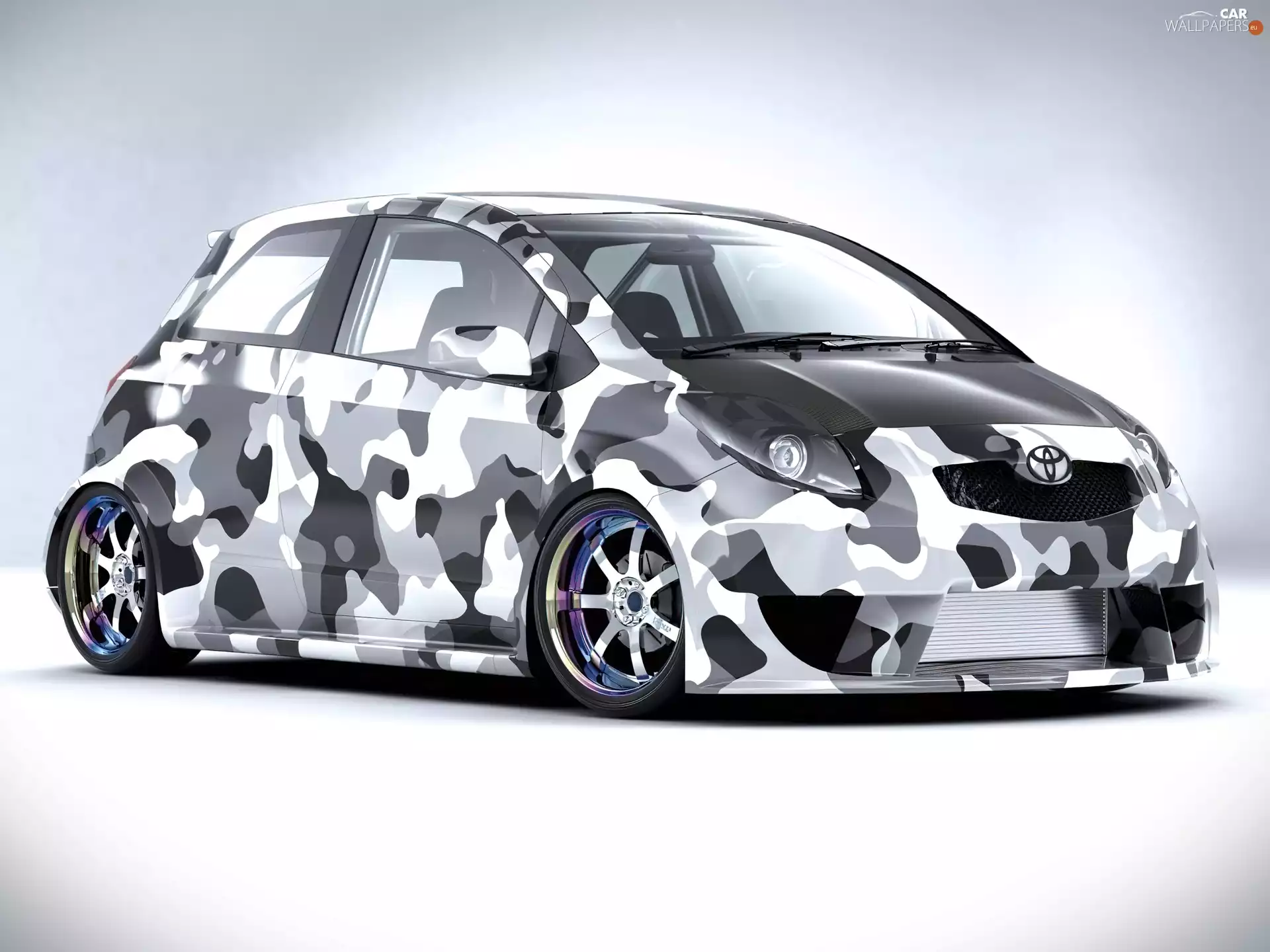 Toyota Yaris, camouflage