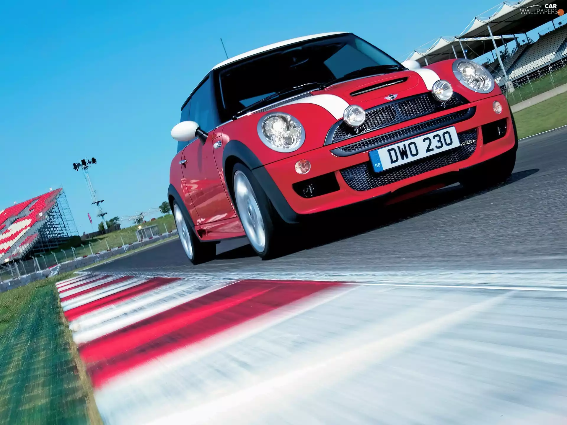 race, Mini Cooper, track