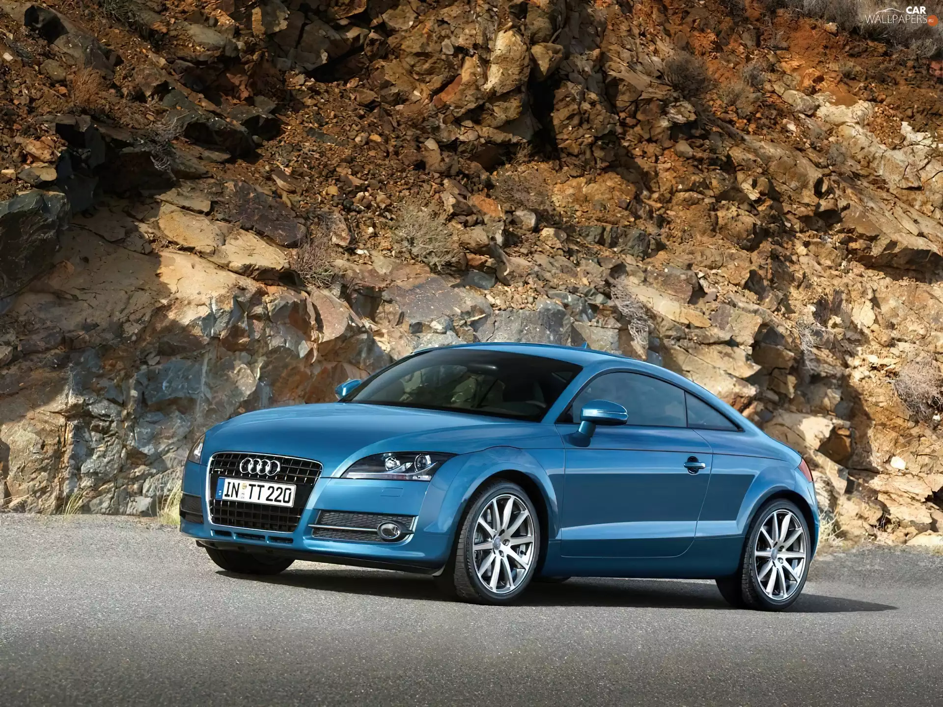 Blue paint, Audi TT