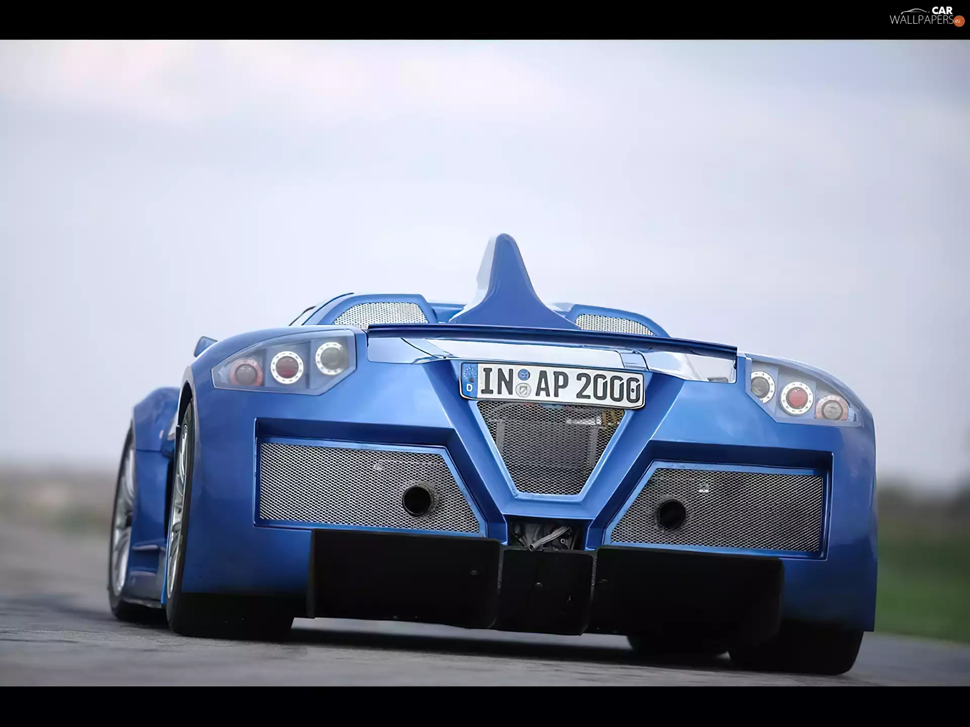 Back, tubing, exhaust, Gumpert Apollo