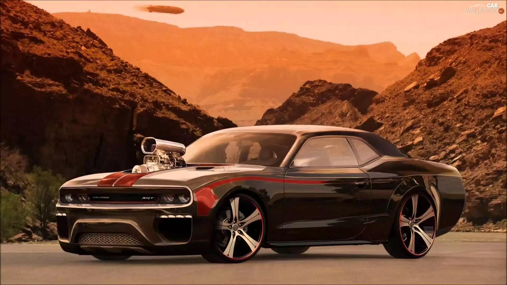 canyon, Dodge Challenger, TUNING