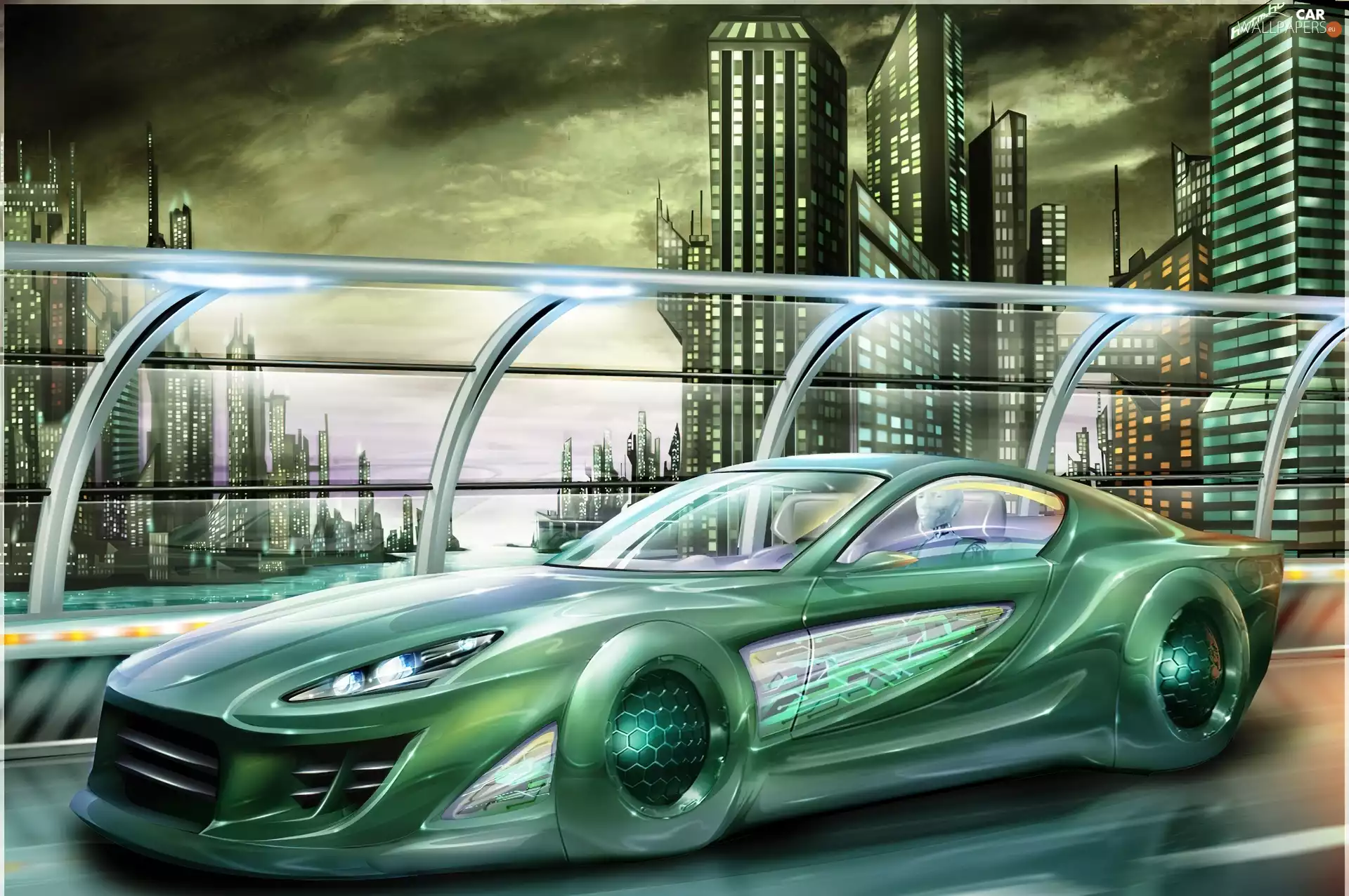 graphic, motor car, TUNING