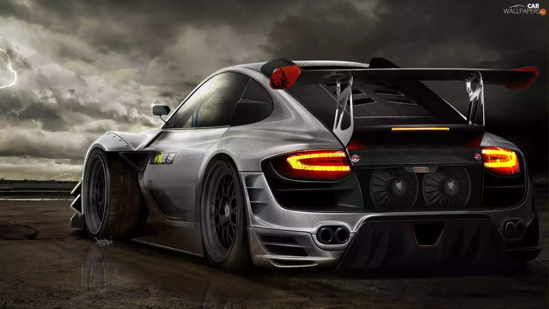 TUNING, Silver, Porsche