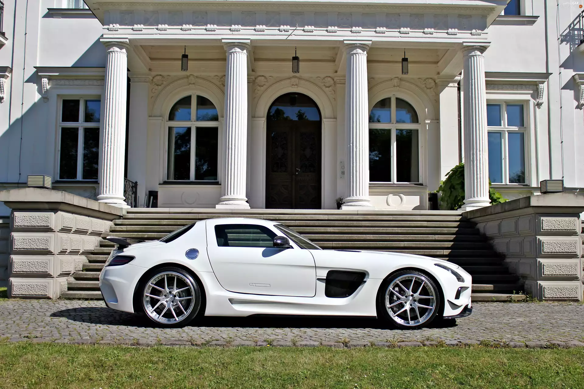 SGA Aerodynamics, White, TUNING, SLS63 AMG, Mercedes