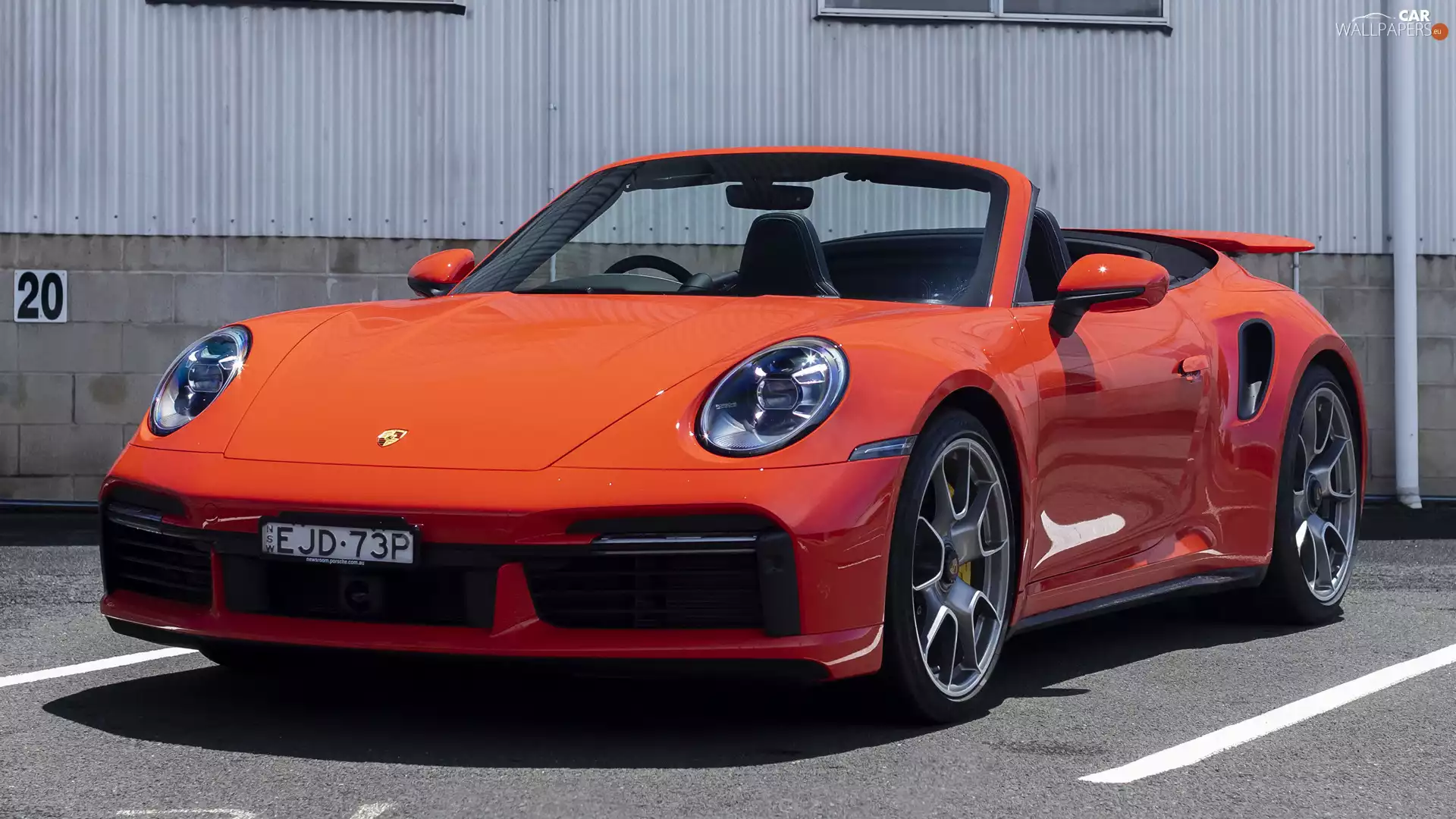 2020, Porsche 911 Turbo S, Cabrio