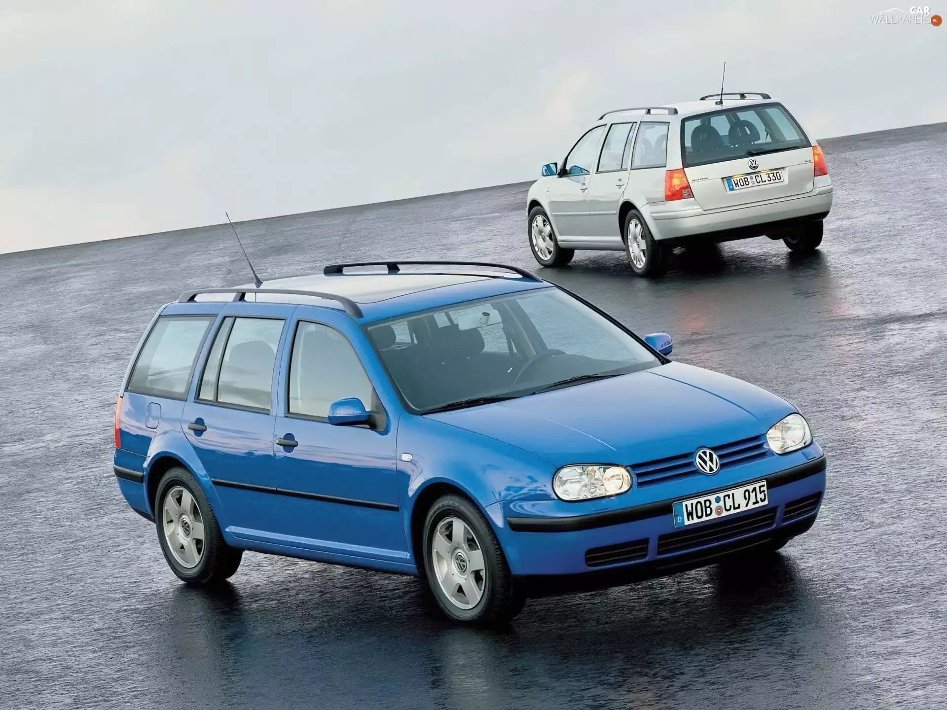 silver, Two Golfs 4, blue