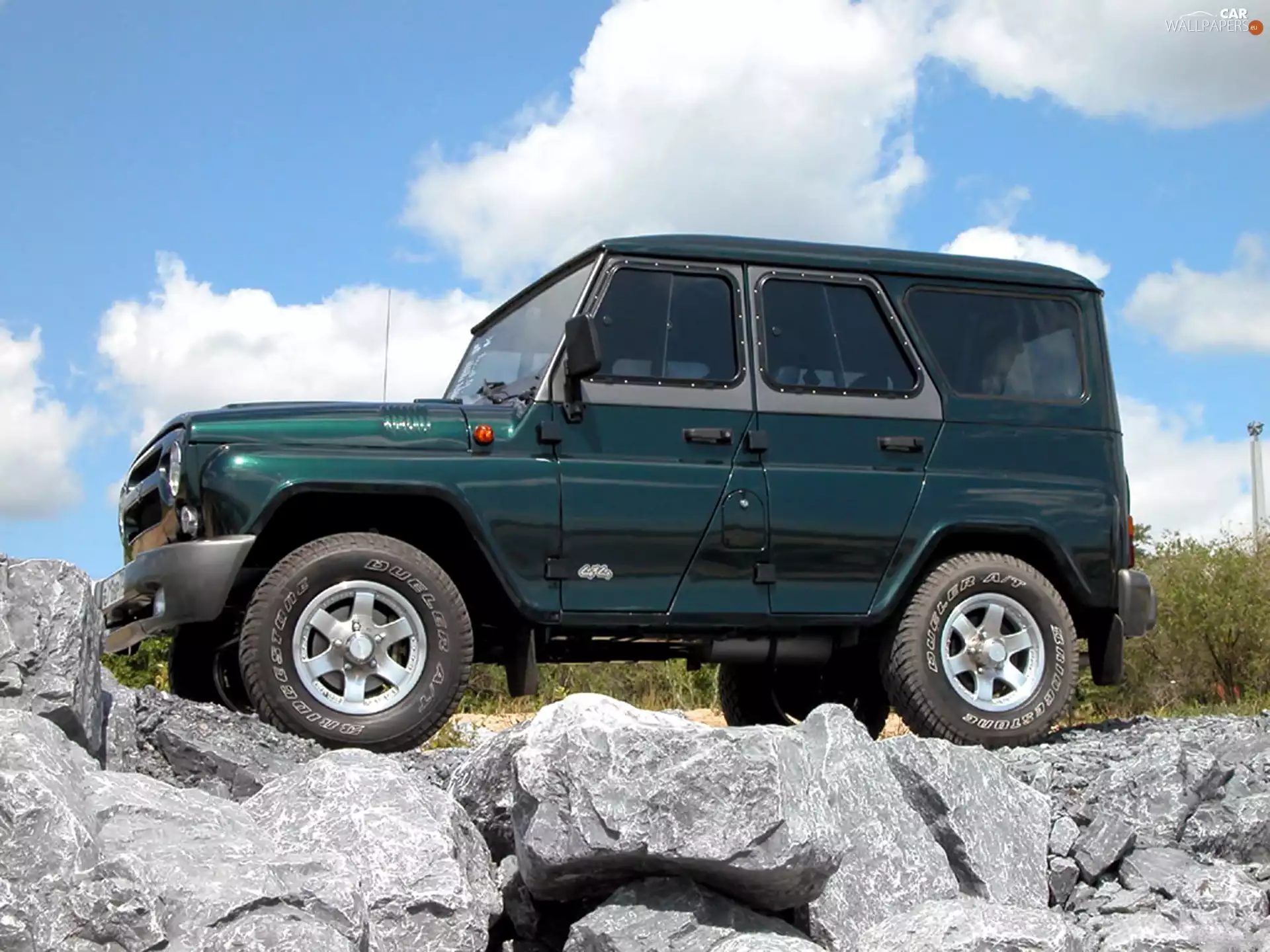UAZ, greenish