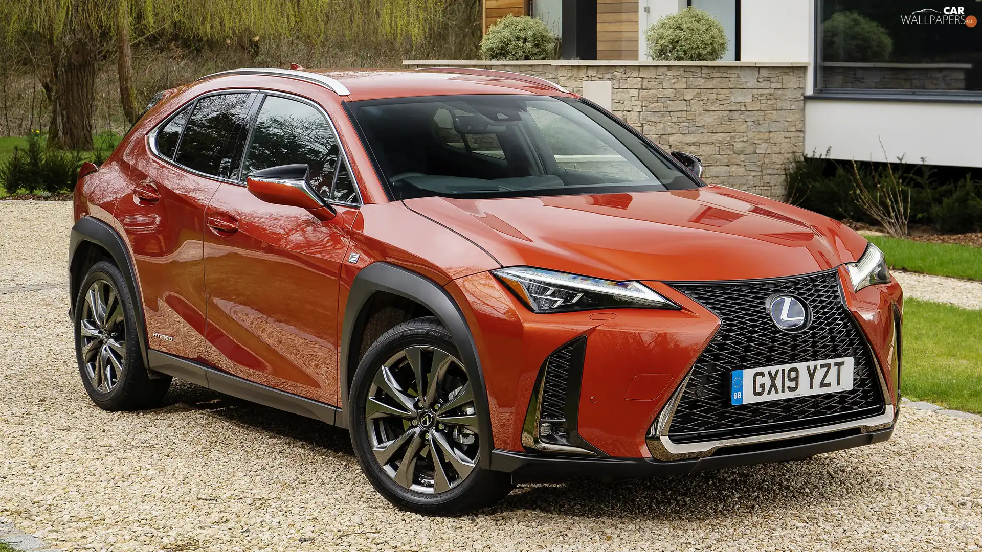 Lexus UX, Front, side, Hybrid