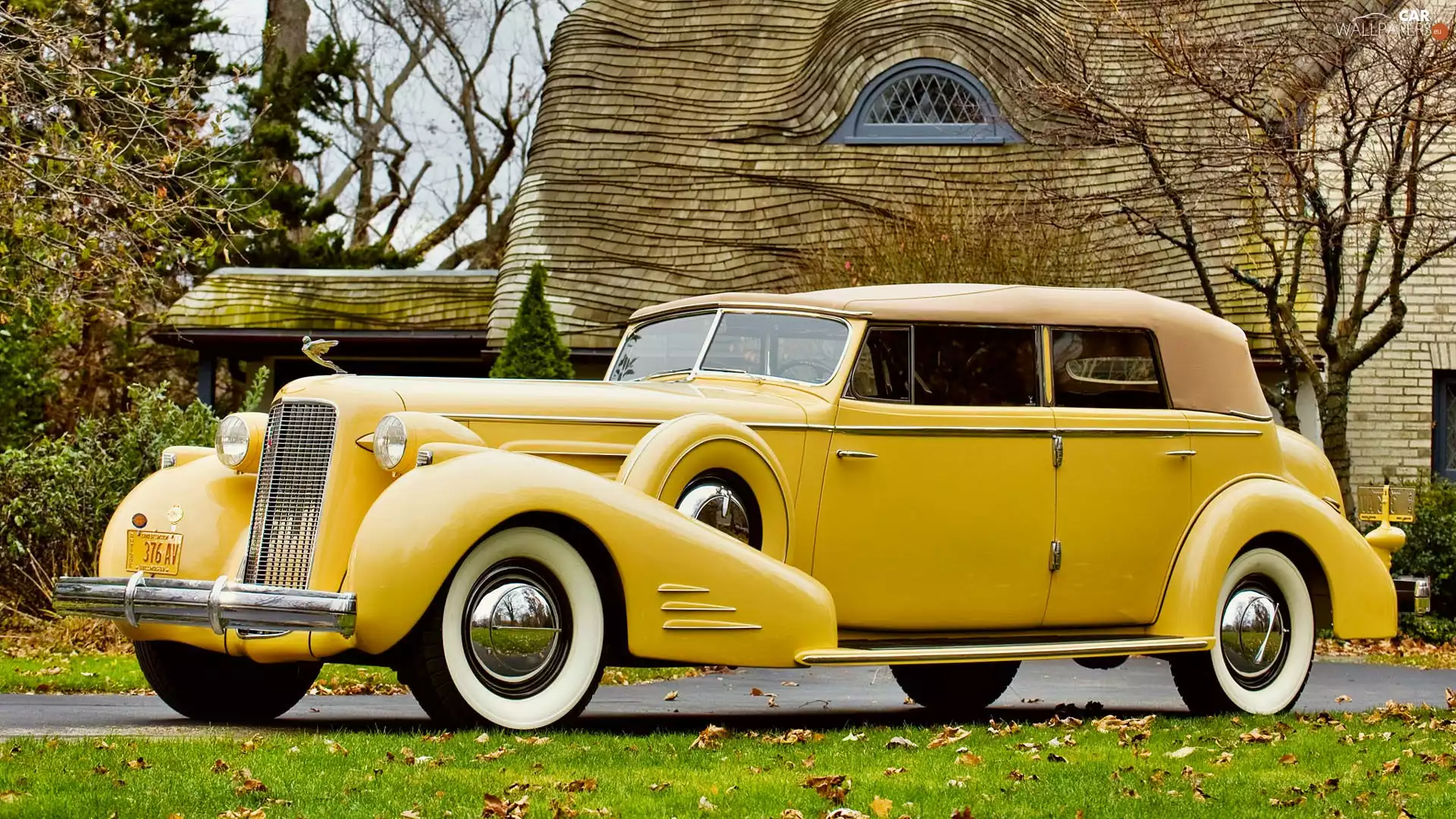1930, Yellow, Cadillac V16