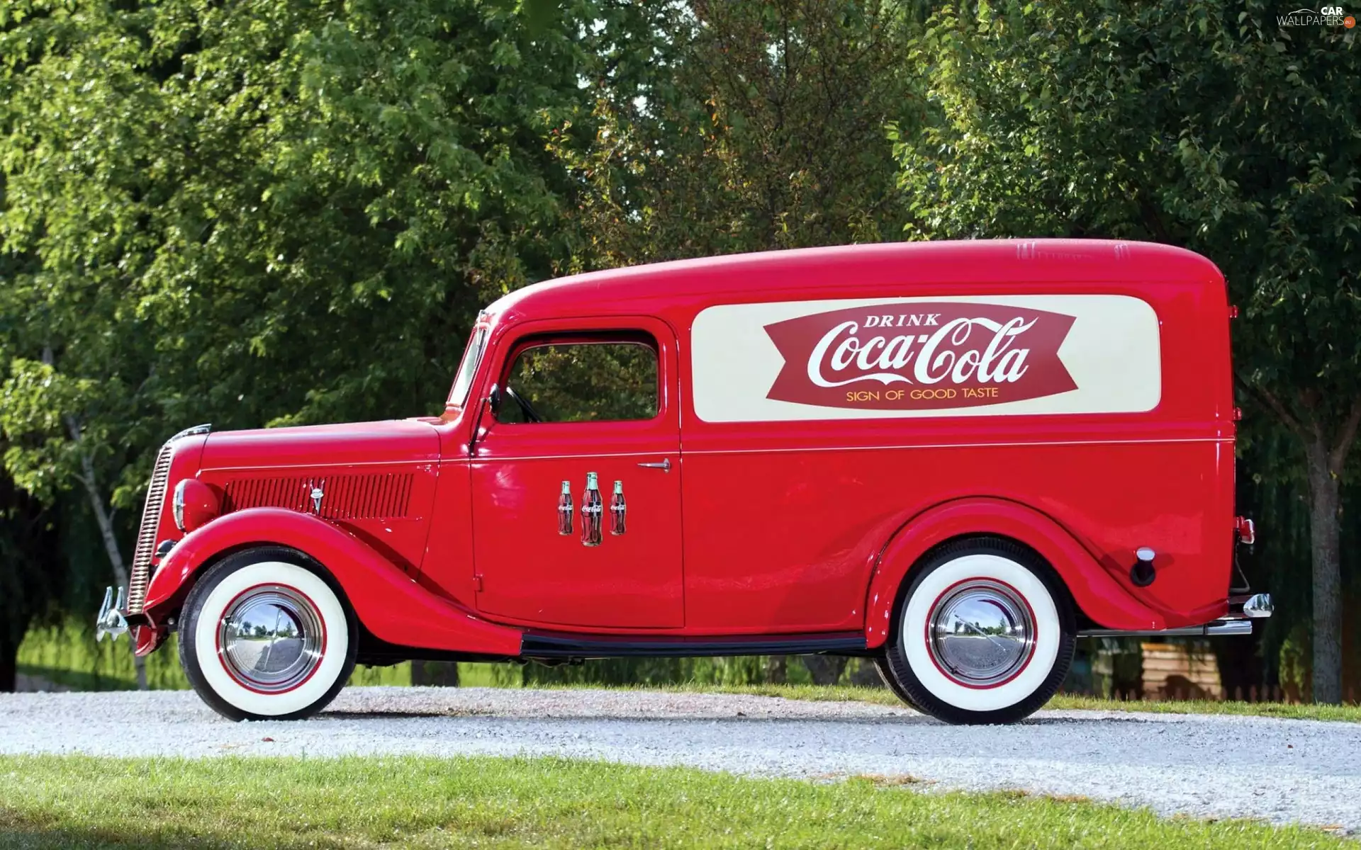 "Coca Cola", van, Ford, Panel, 1937