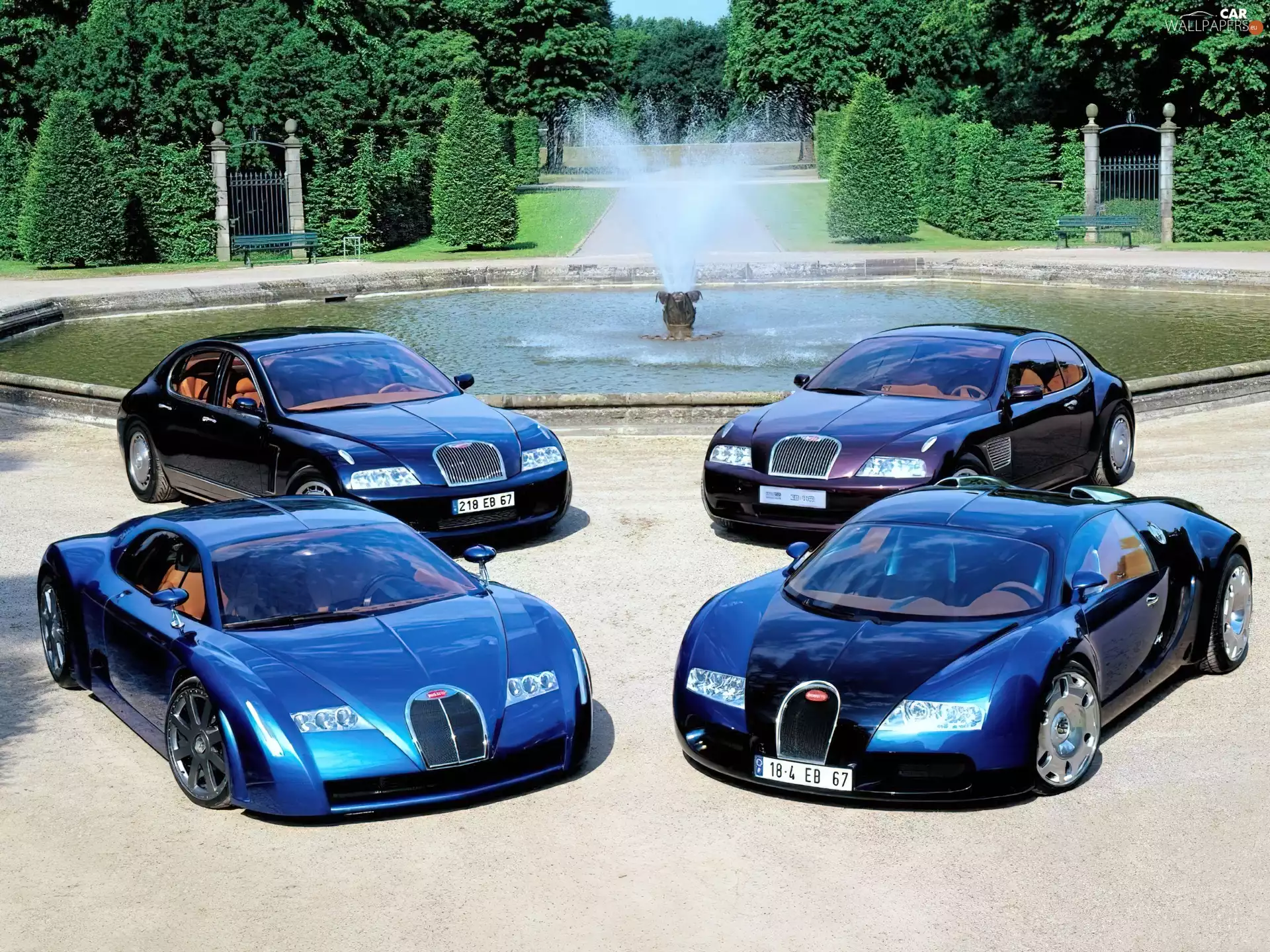 Chiron, EB 218, Veyron, EB 118