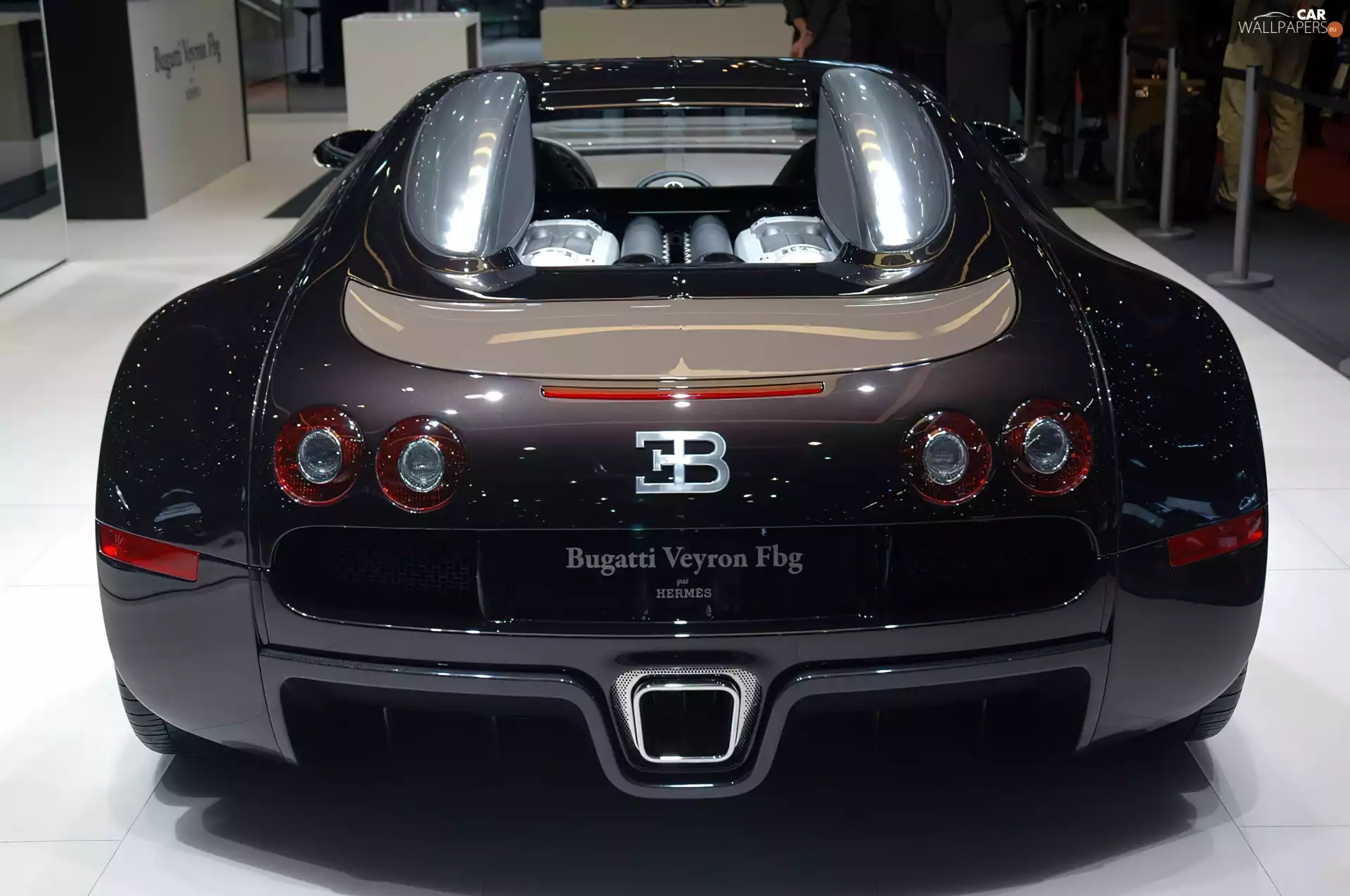 Black, rear, exhale, Veyron