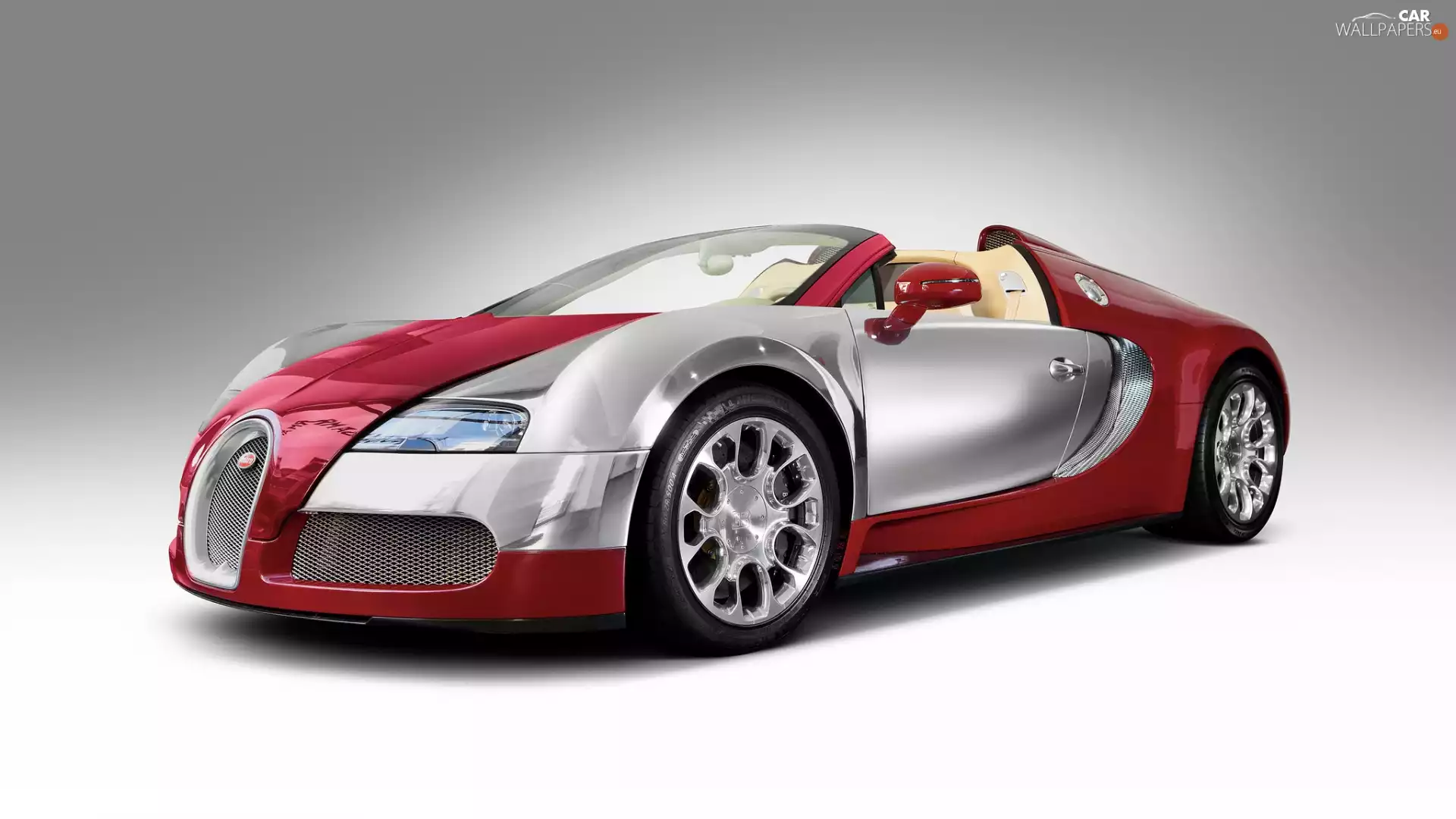 Red-Silver, Bugatti Veyron
