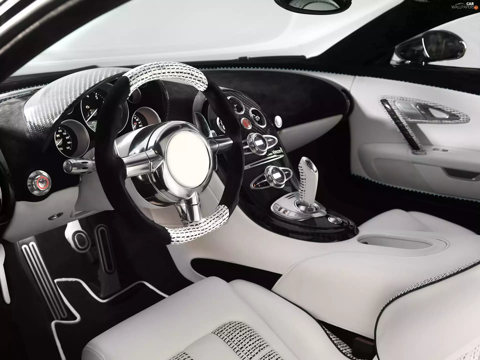 inside, Bugatti Veyron, View