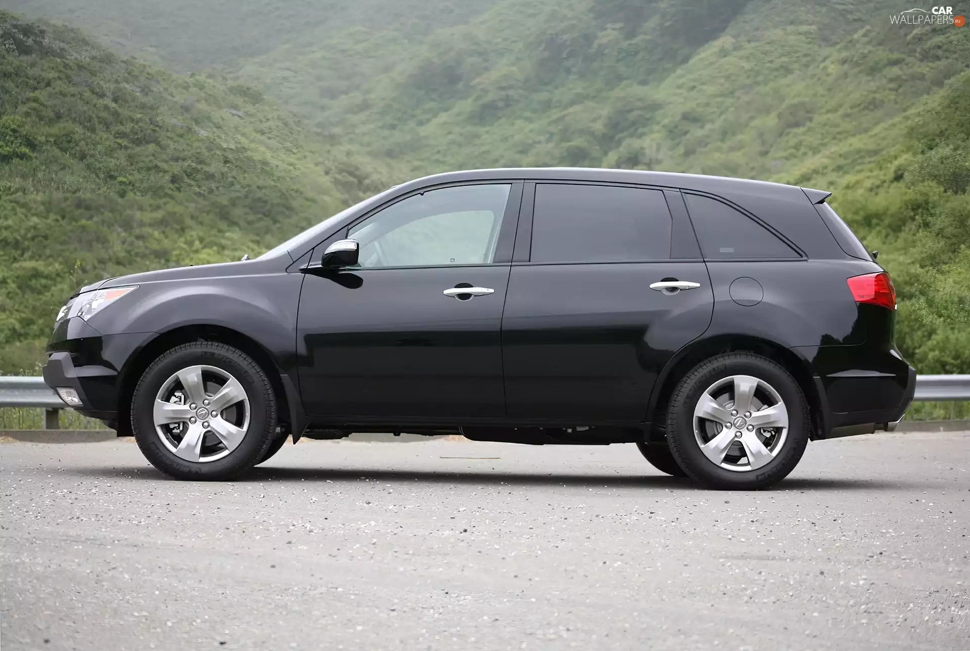 black, View, Mountains, Acura MDX