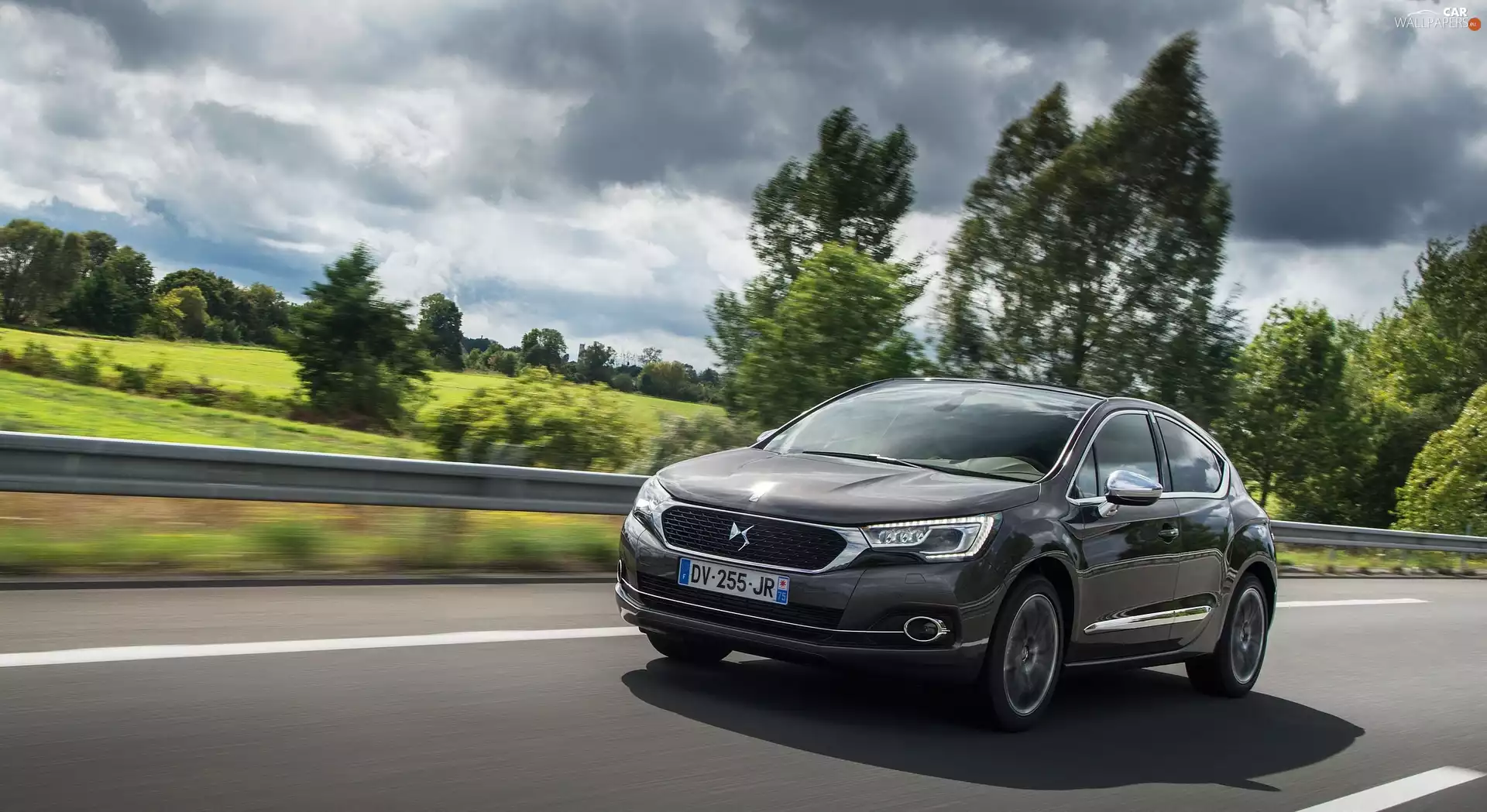 trees, viewes, DS4, Way, Citroen