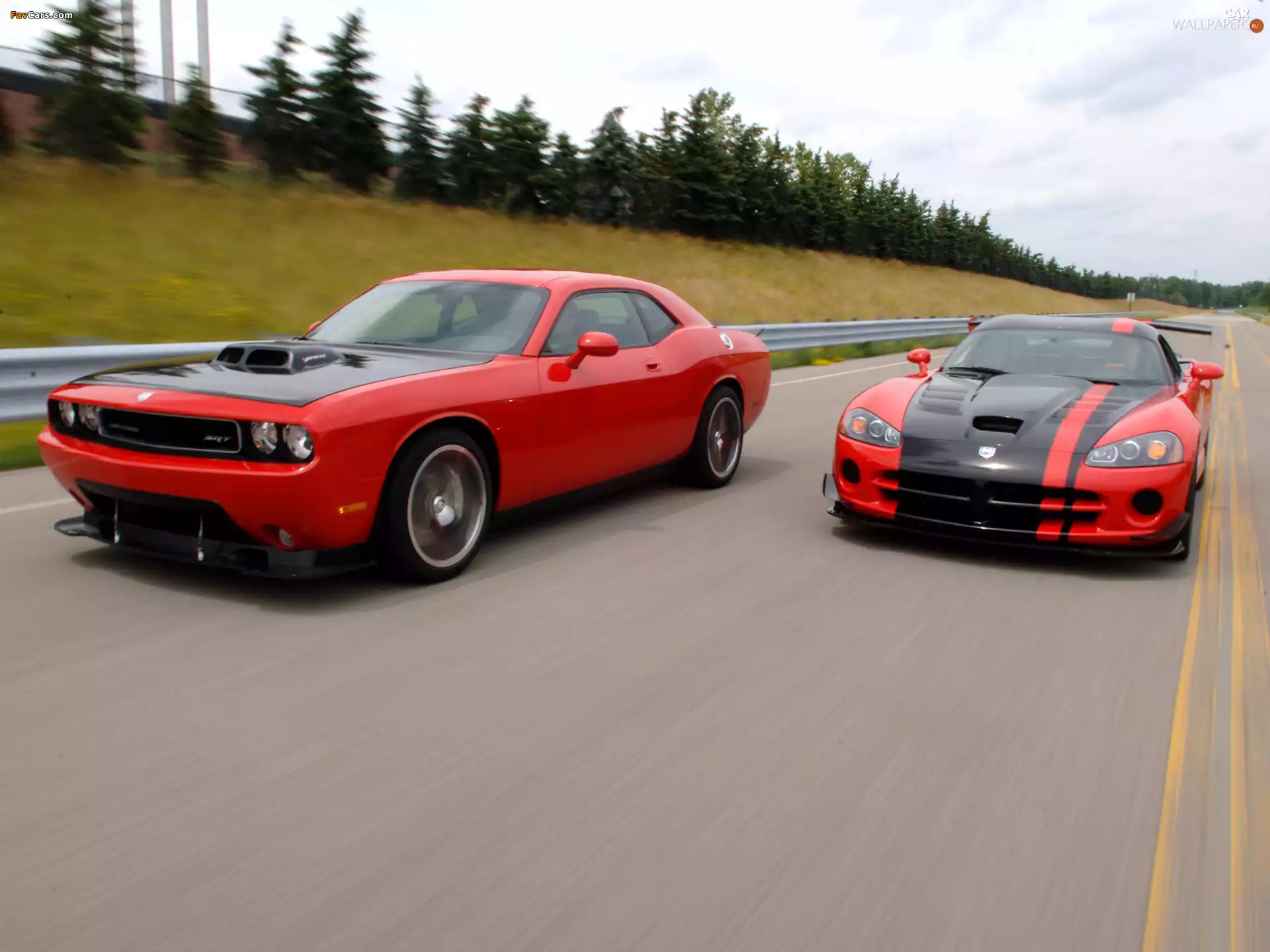 Dodge Viper, Dodge Challenger, vs