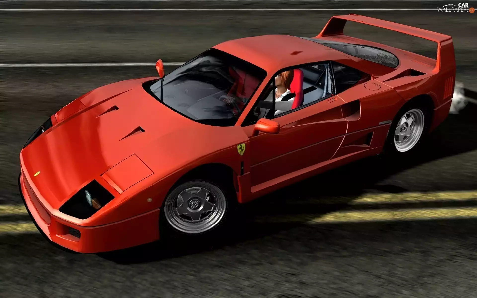 Ferrari F 40, Visualization