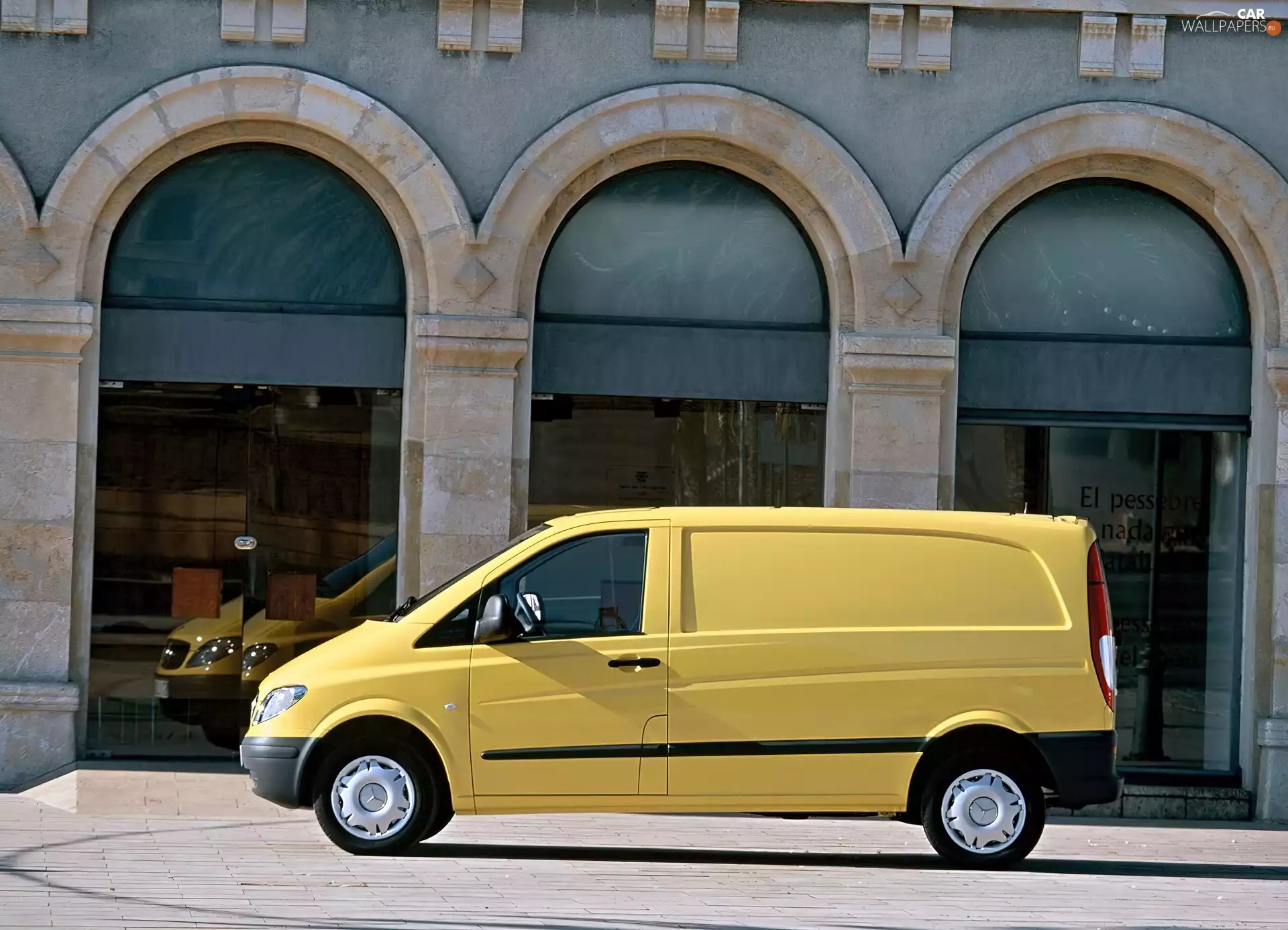 Yellow, Mercedes Benz Vito