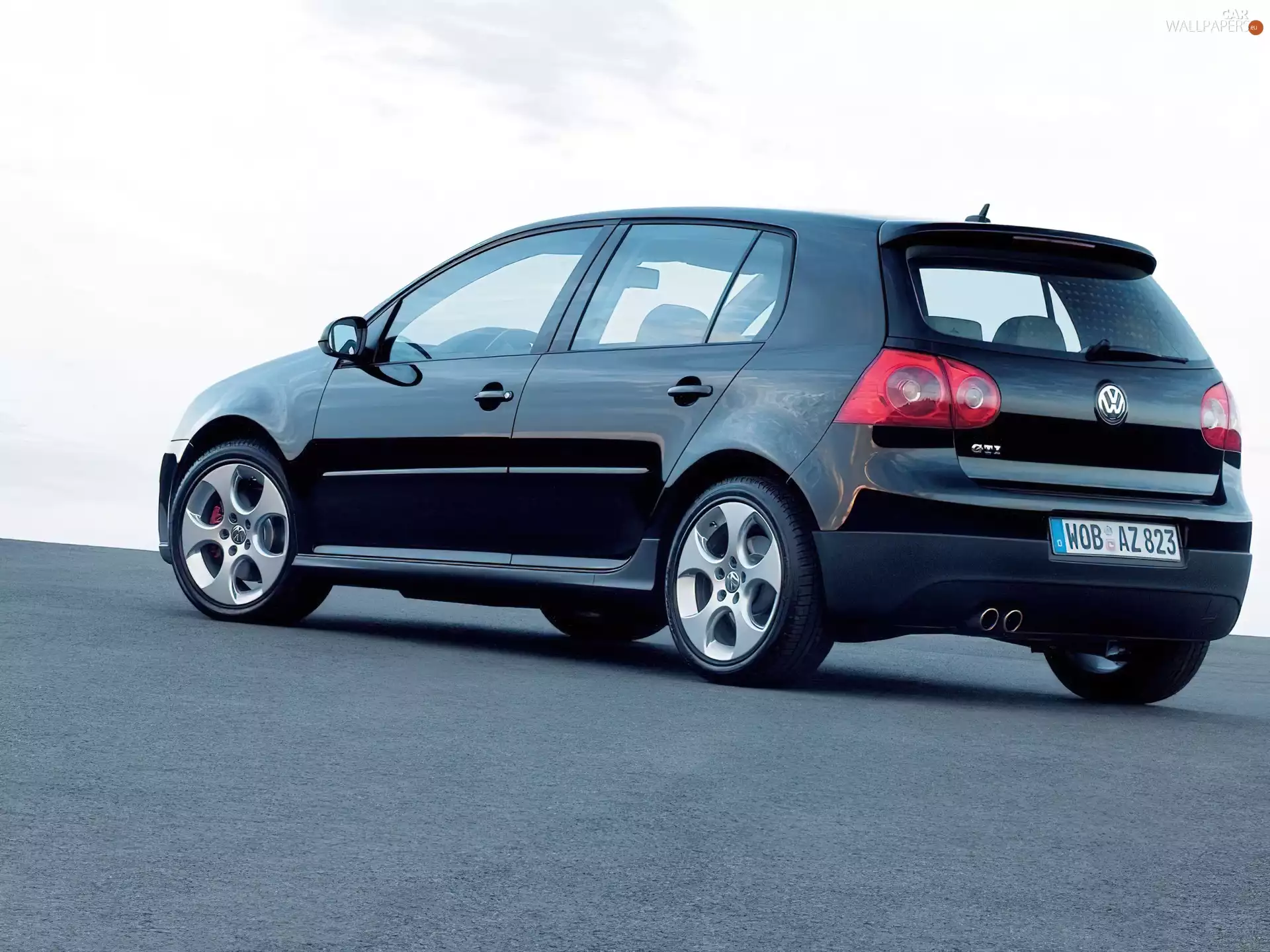 Black, Volkswagen Golf 5, GTI